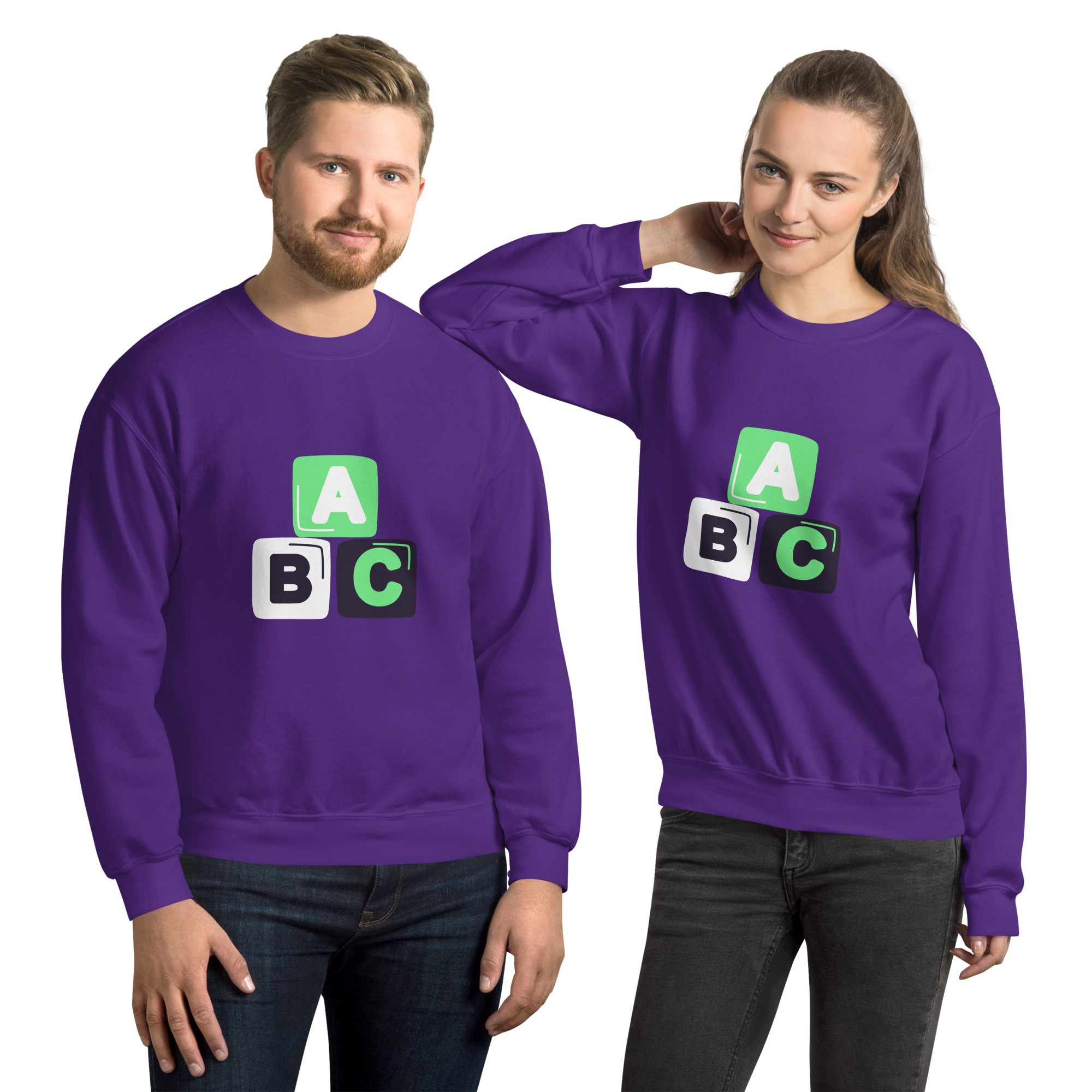 Unisex Sweatshirt "ABC" - Image 16
