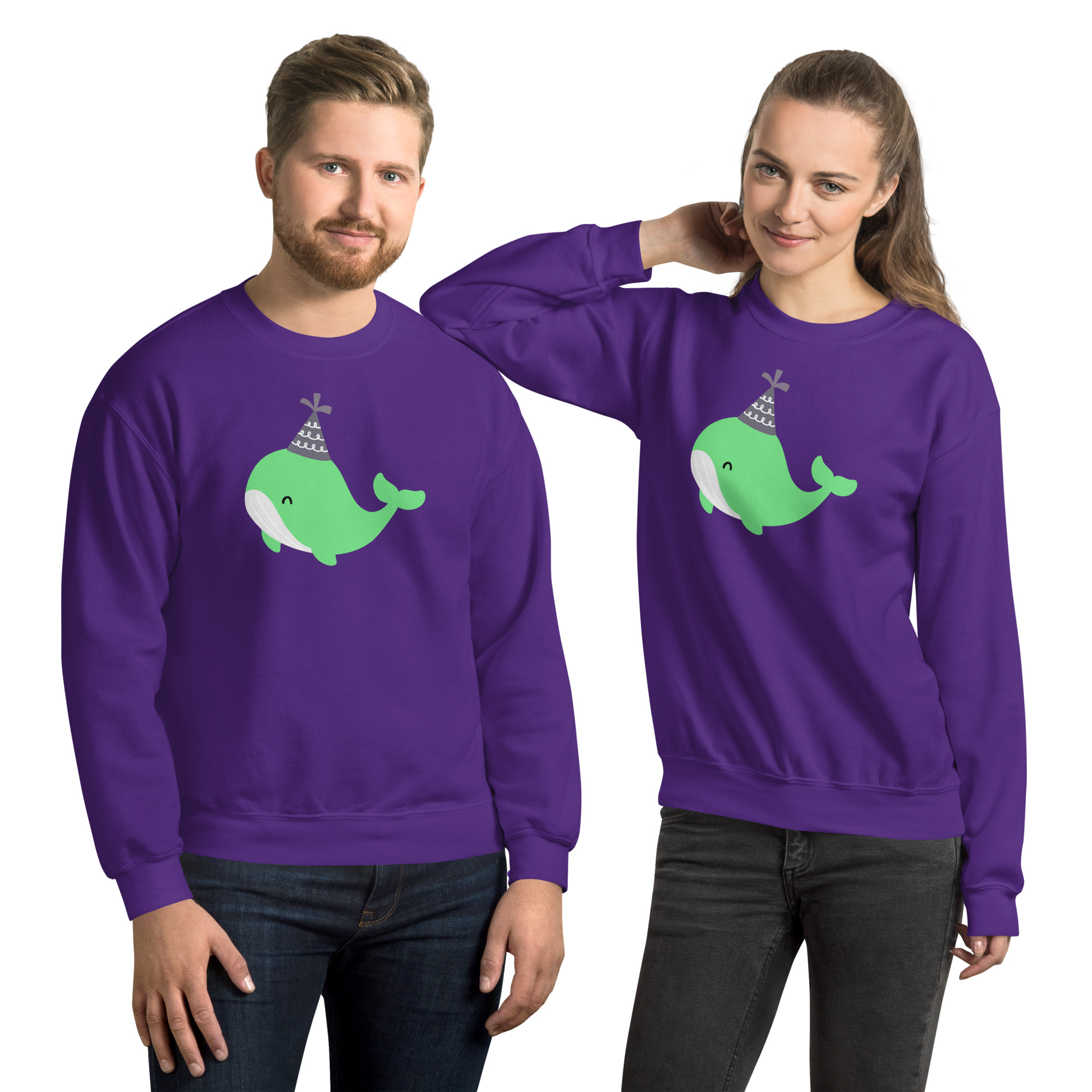 Unisex Sweatshirt "Party Whale" - Image 16