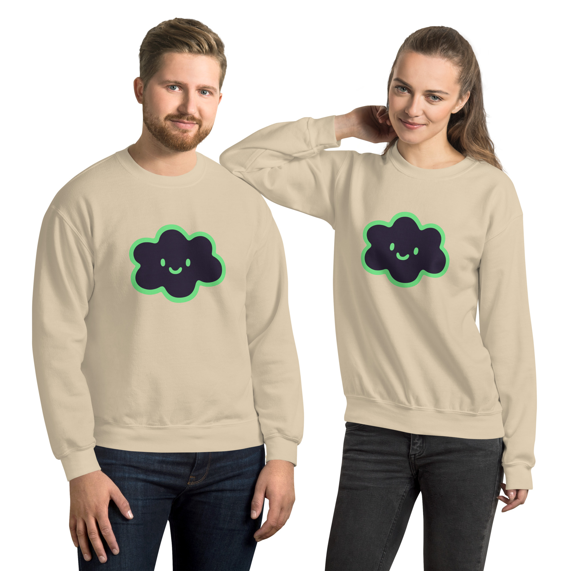 Unisex Sweatshirt "Happy Cloud" - Image 23
