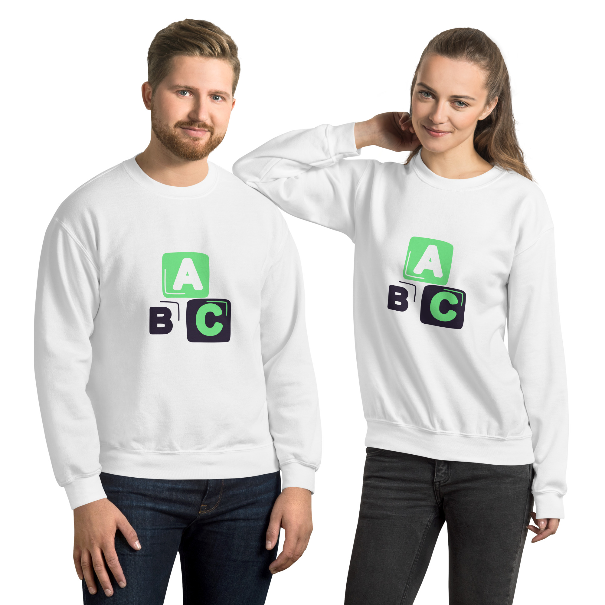 Unisex Sweatshirt "ABC" - Image 24