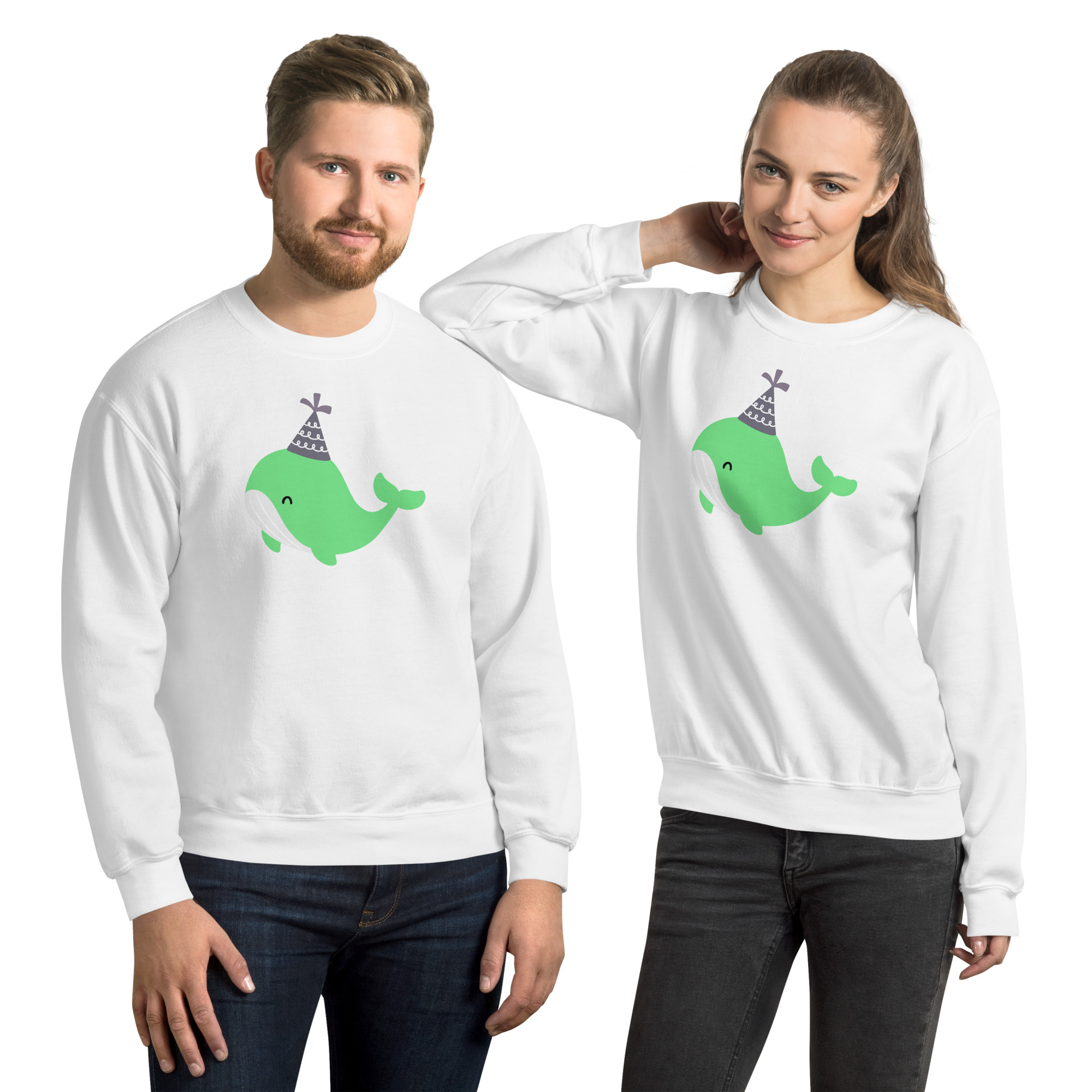 Unisex Sweatshirt "Party Whale" - Image 24
