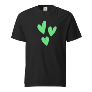 Alternative view of Unisex garment-dyed heavyweight t-shirt "Love Burst"