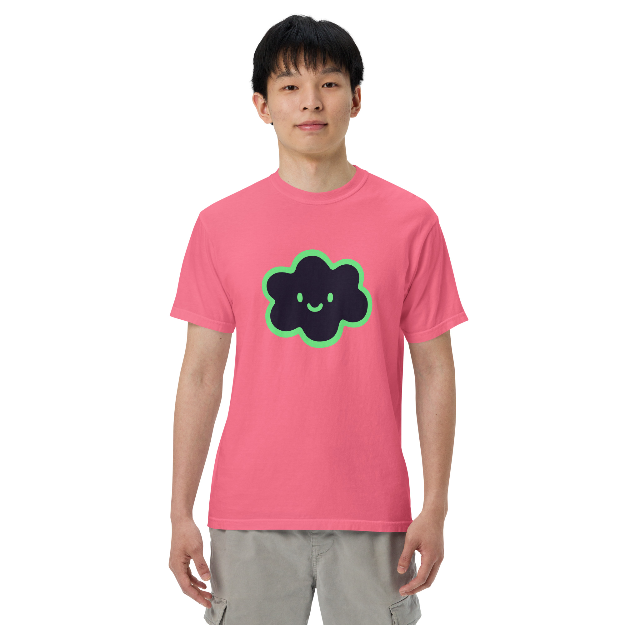 Unisex garment-dyed heavyweight t-shirt "Happy Cloud" - Image 13