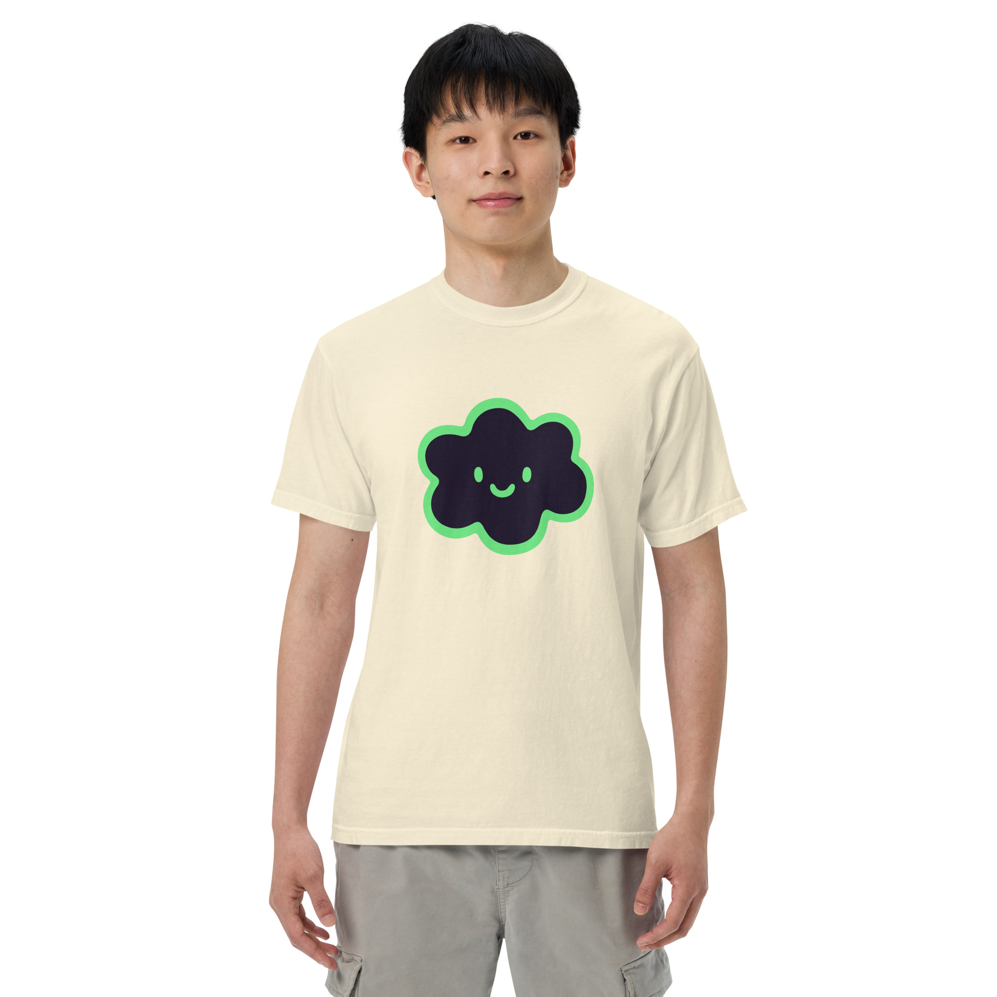 Unisex garment-dyed heavyweight t-shirt "Happy Cloud" - Image 23