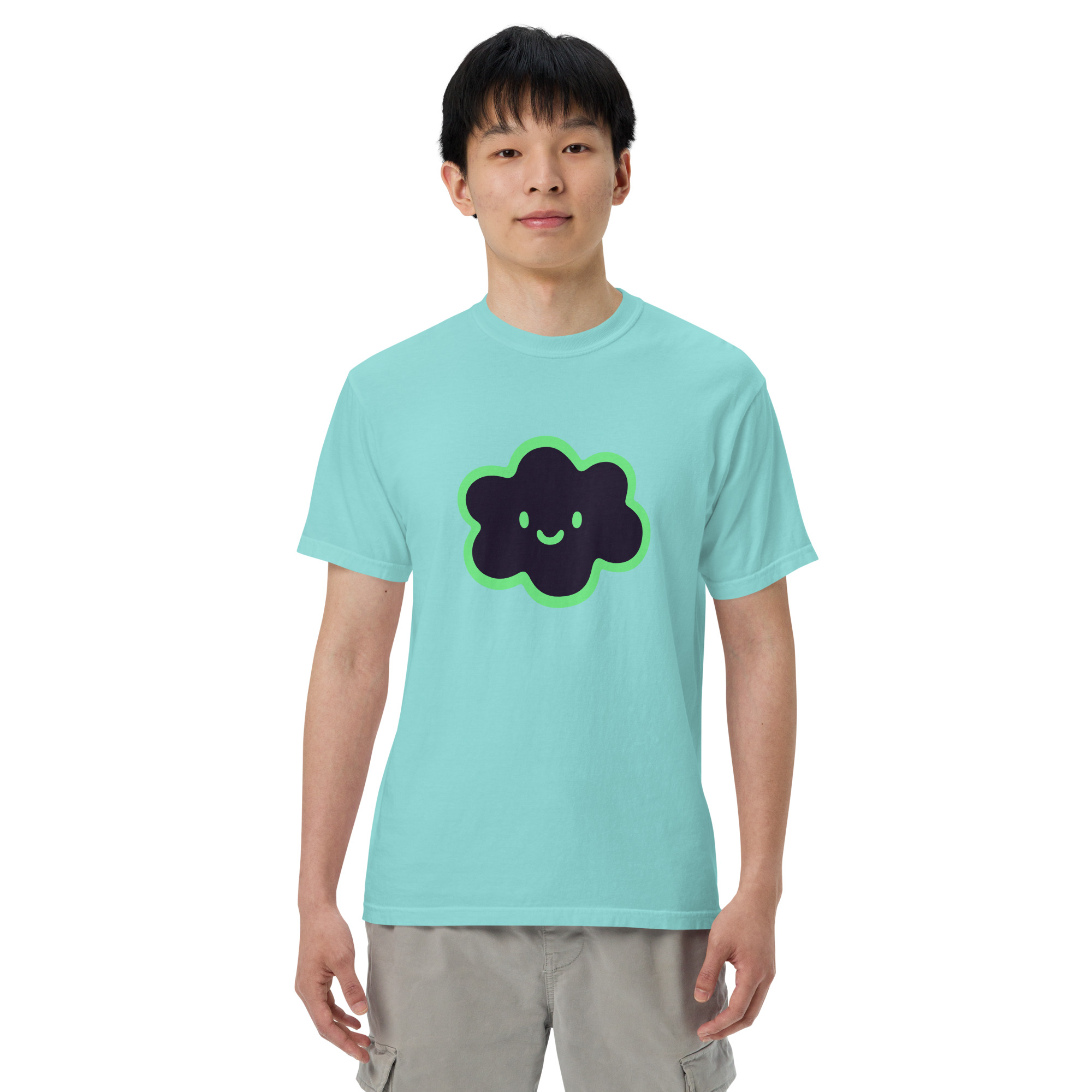 Unisex garment-dyed heavyweight t-shirt "Happy Cloud" - Image 18