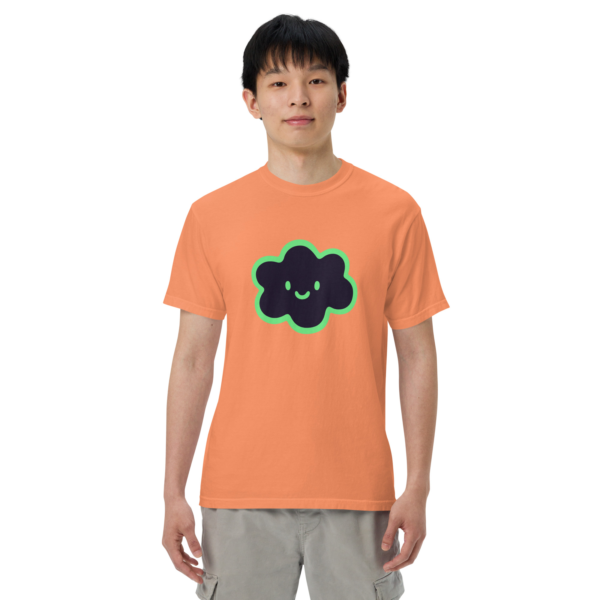 Unisex garment-dyed heavyweight t-shirt "Happy Cloud" - Image 14