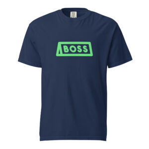 Alternative view of Unisex garment-dyed heavyweight t-shirt "BOSS"