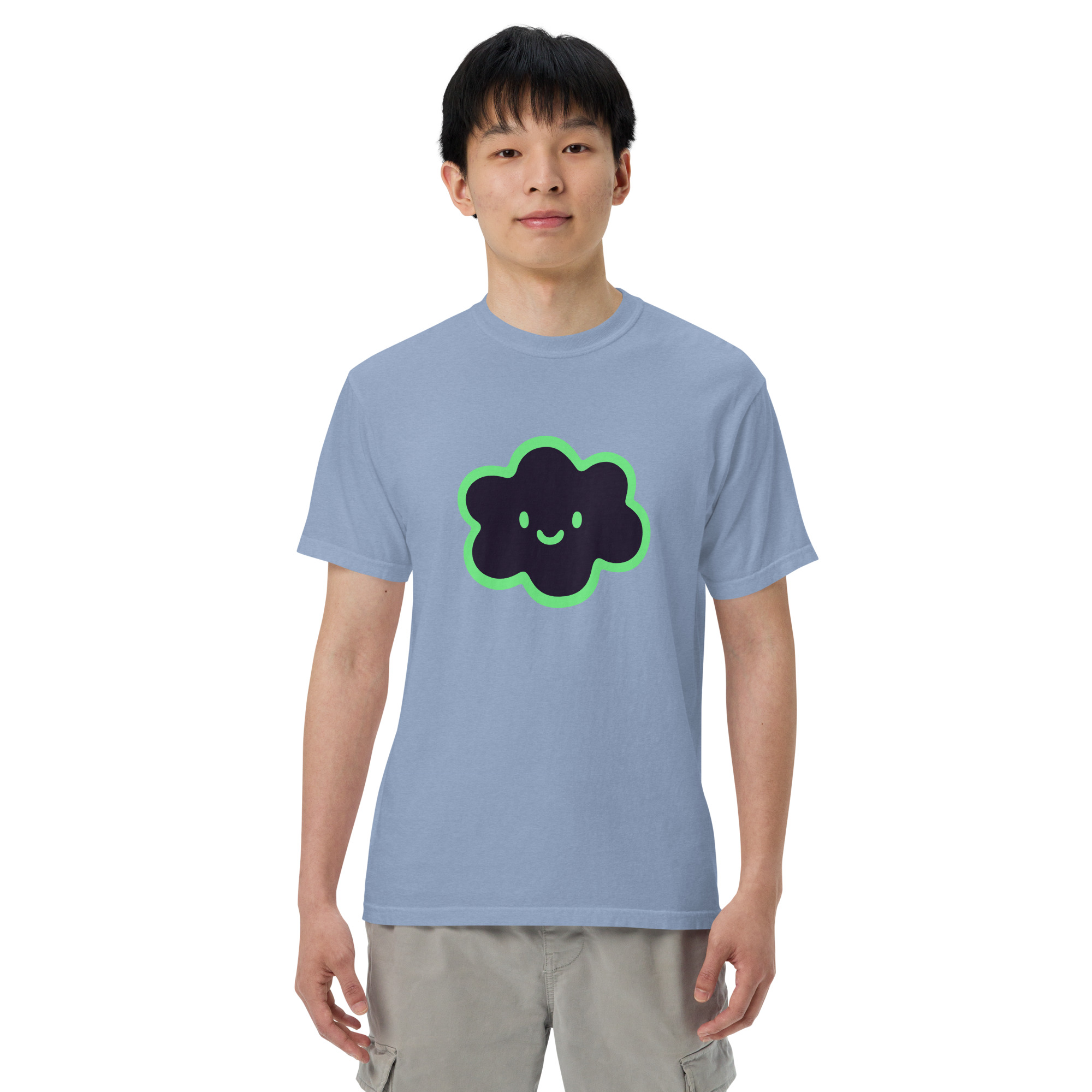 Unisex garment-dyed heavyweight t-shirt "Happy Cloud" - Image 15