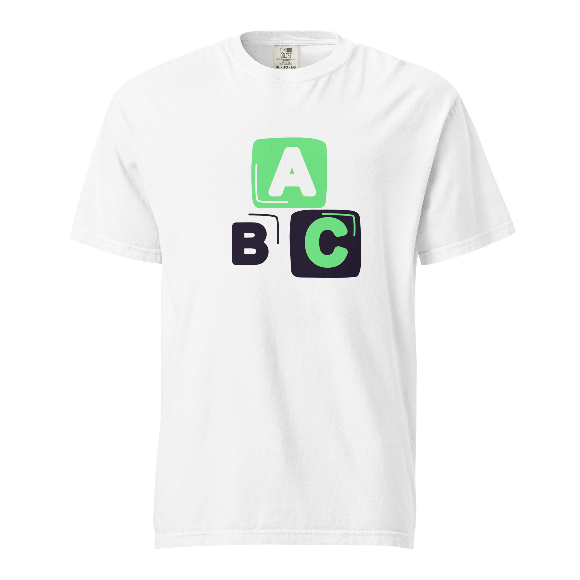 Unisex garment-dyed heavyweight t-shirt "ABC" - Image 12