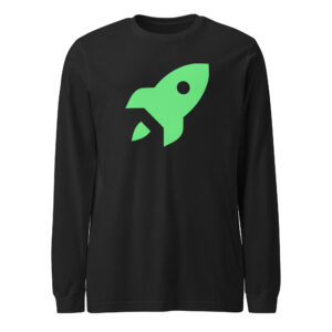 Alternative view of Unisex Long Sleeve Tee "Space Rush"