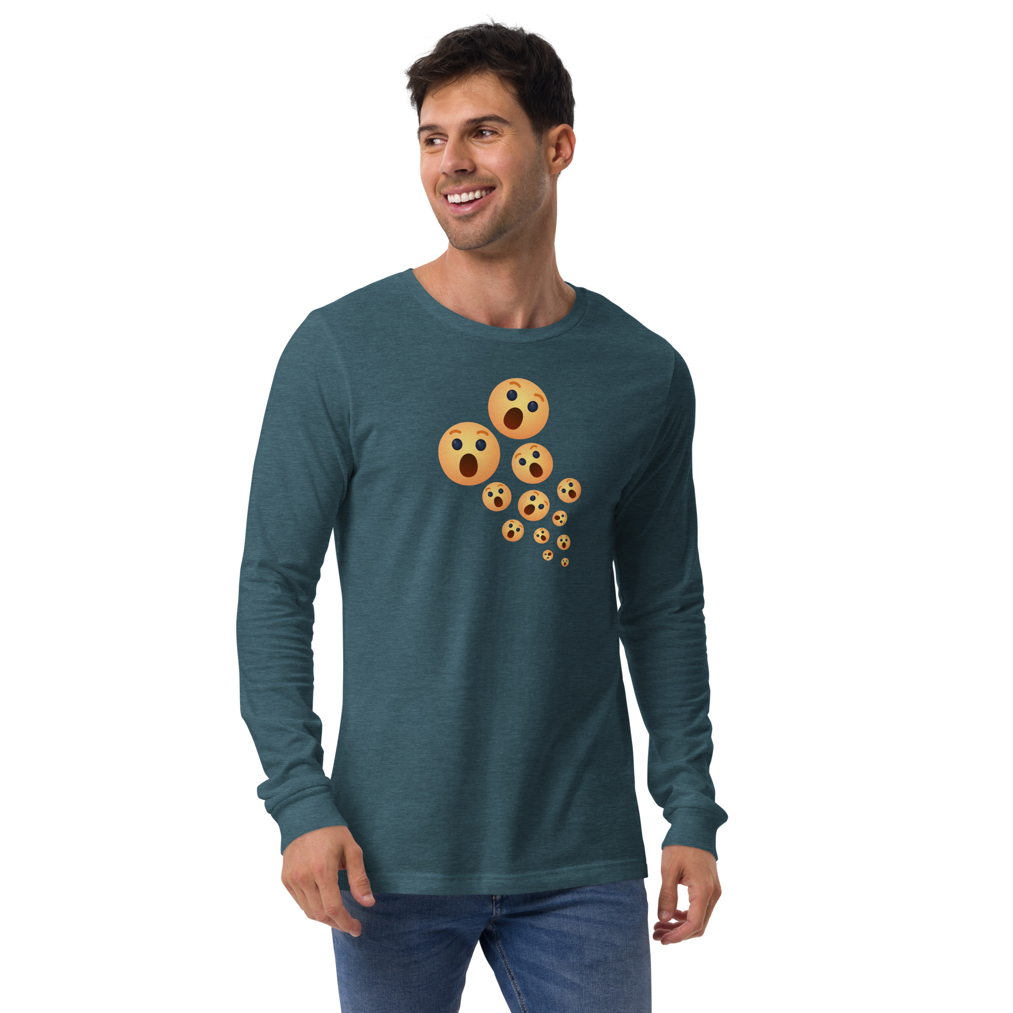 Unisex Long Sleeve Tee "Shock Burst" - Image 23