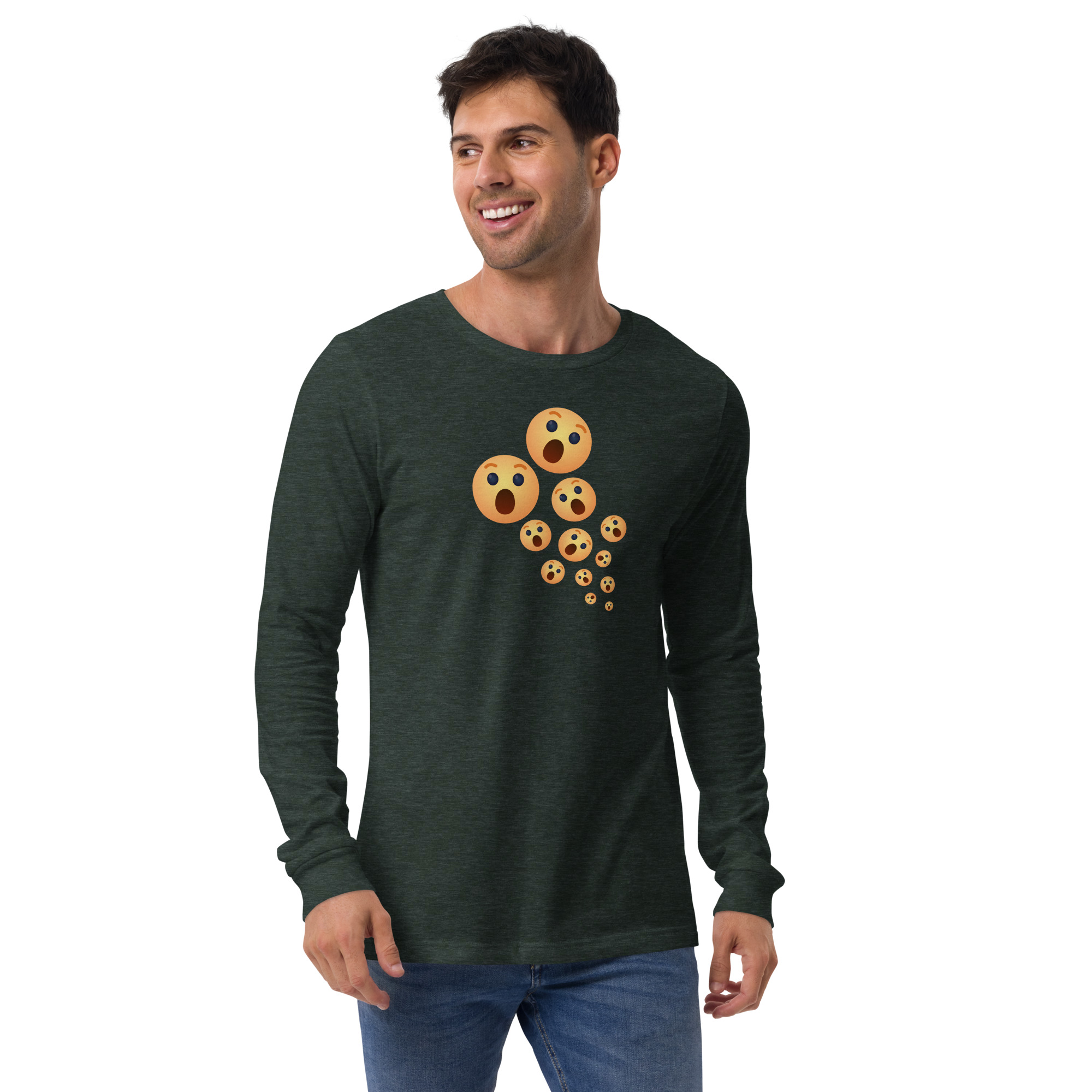 Unisex Long Sleeve Tee "Shock Burst" - Image 19