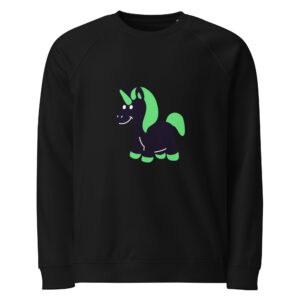 Unisex organic raglan sweatshirt "Cute Fantasy"