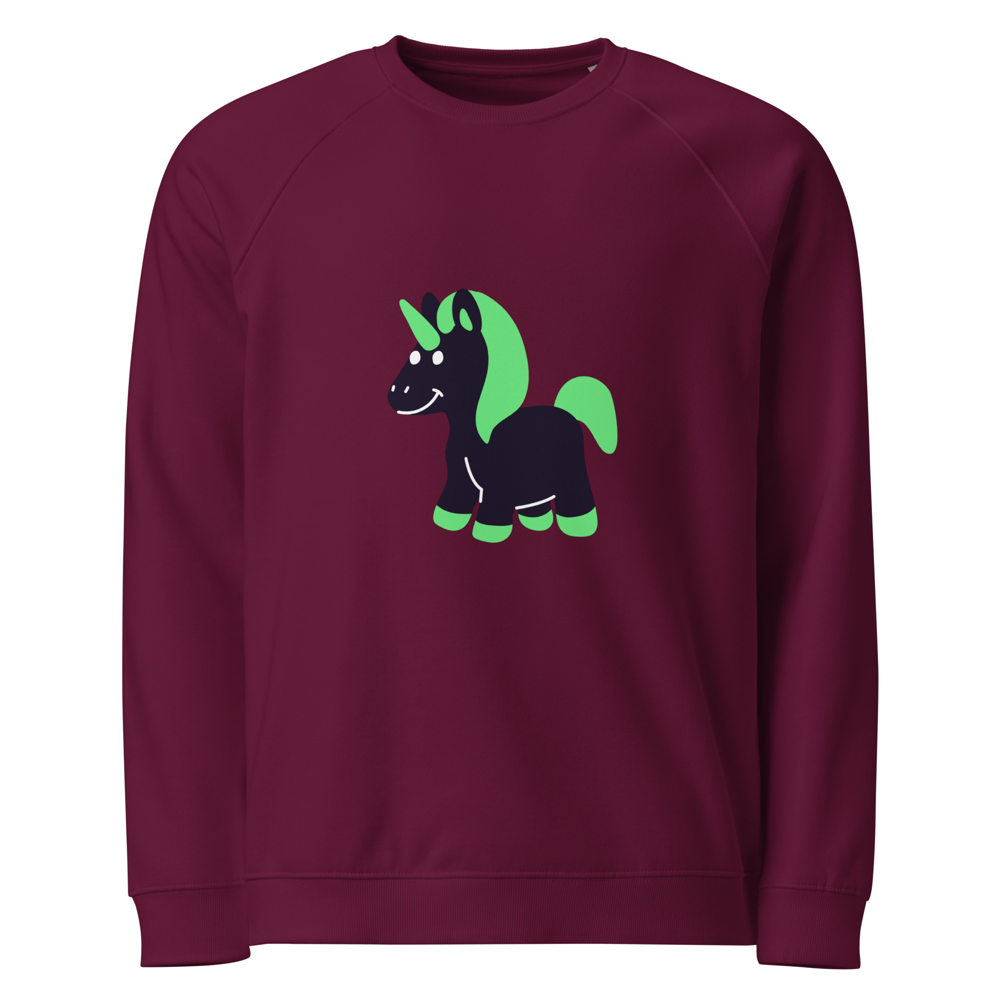 Unisex organic raglan sweatshirt "Cute Fantasy" - Image 2