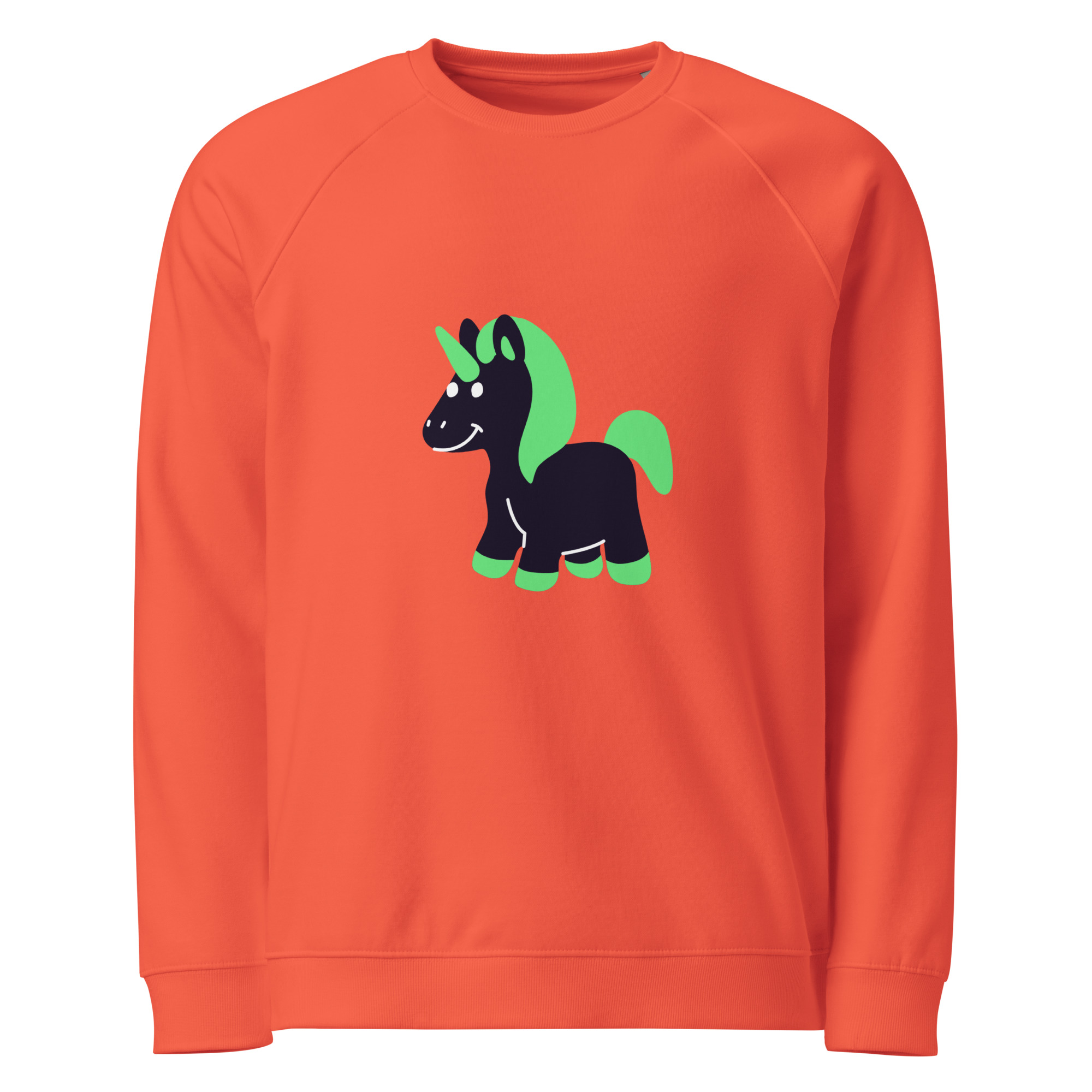 Unisex organic raglan sweatshirt "Cute Fantasy" - Image 5
