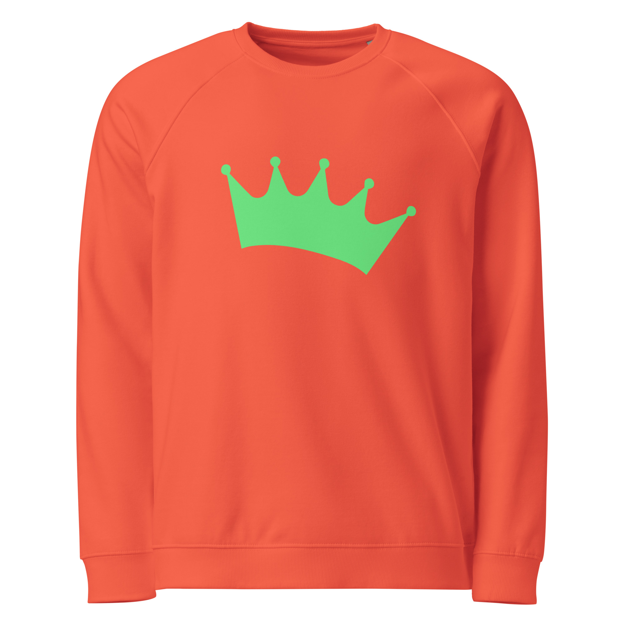 Unisex organic raglan sweatshirt "Crown" - Image 5