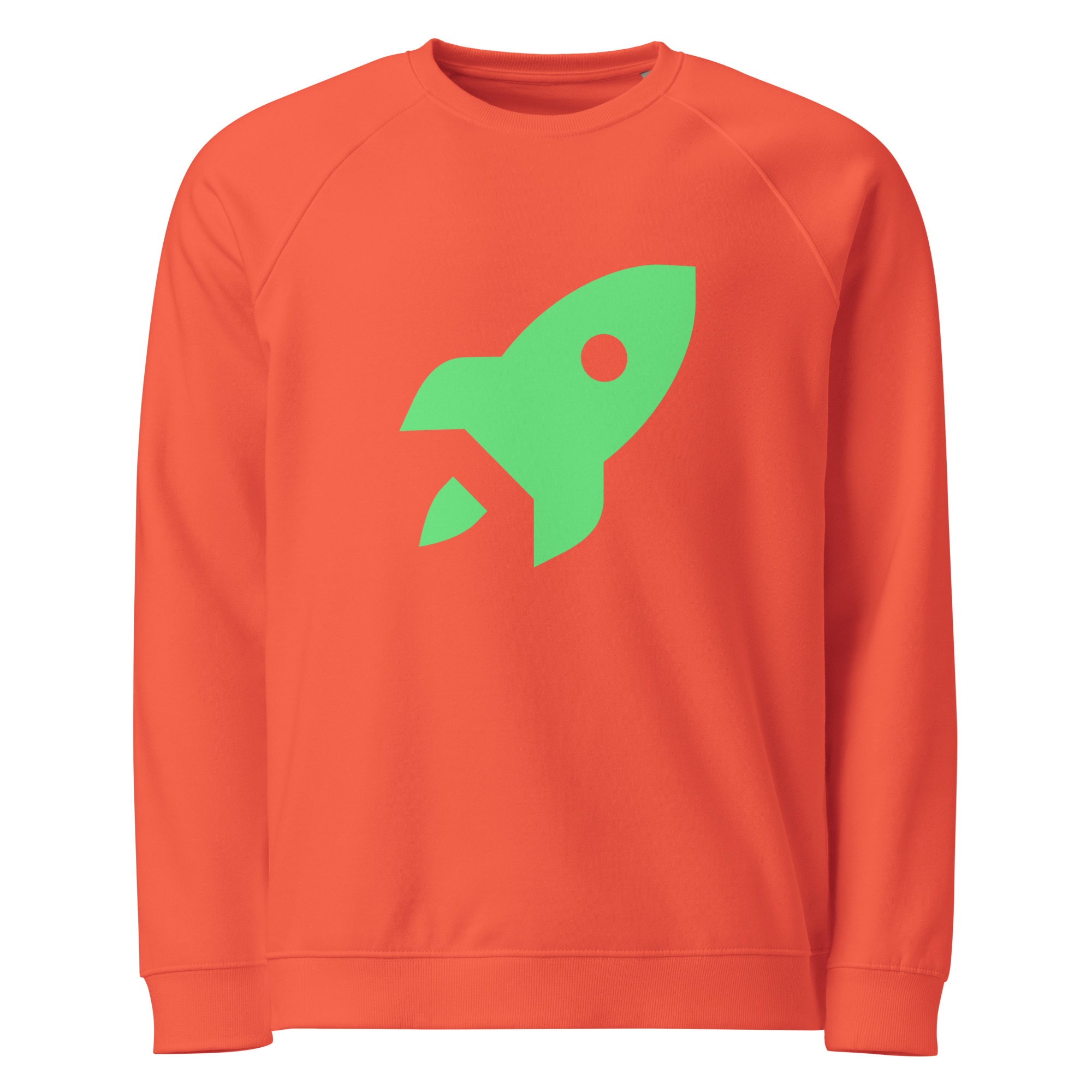 Unisex organic raglan sweatshirt "Space Rush" - Image 6