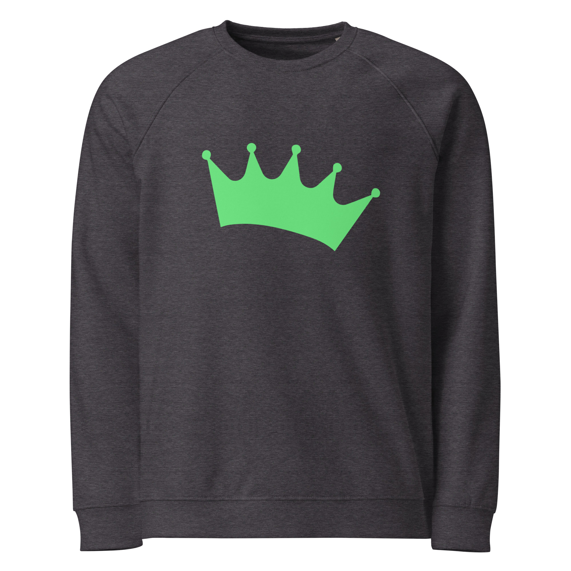 Unisex organic raglan sweatshirt "Crown" - Image 3