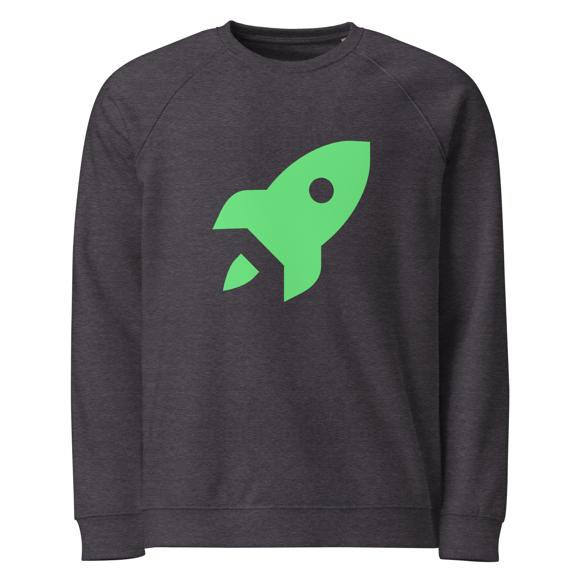Unisex organic raglan sweatshirt "Space Rush" - Image 4