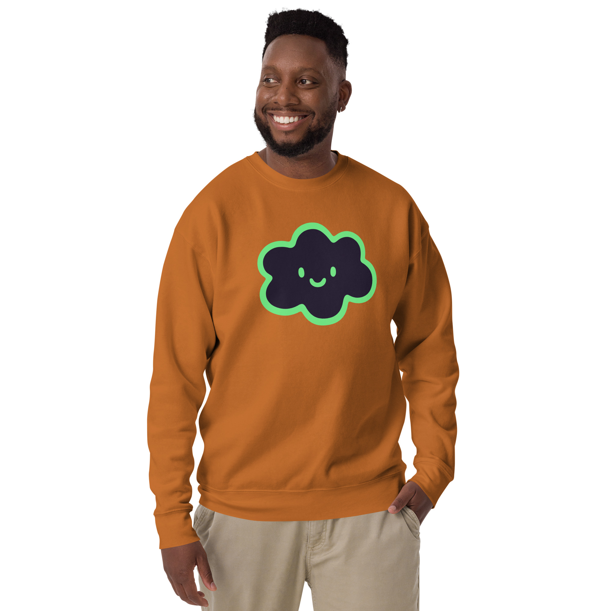 Unisex Premium Sweatshirt "Happy Cloud" - Image 14