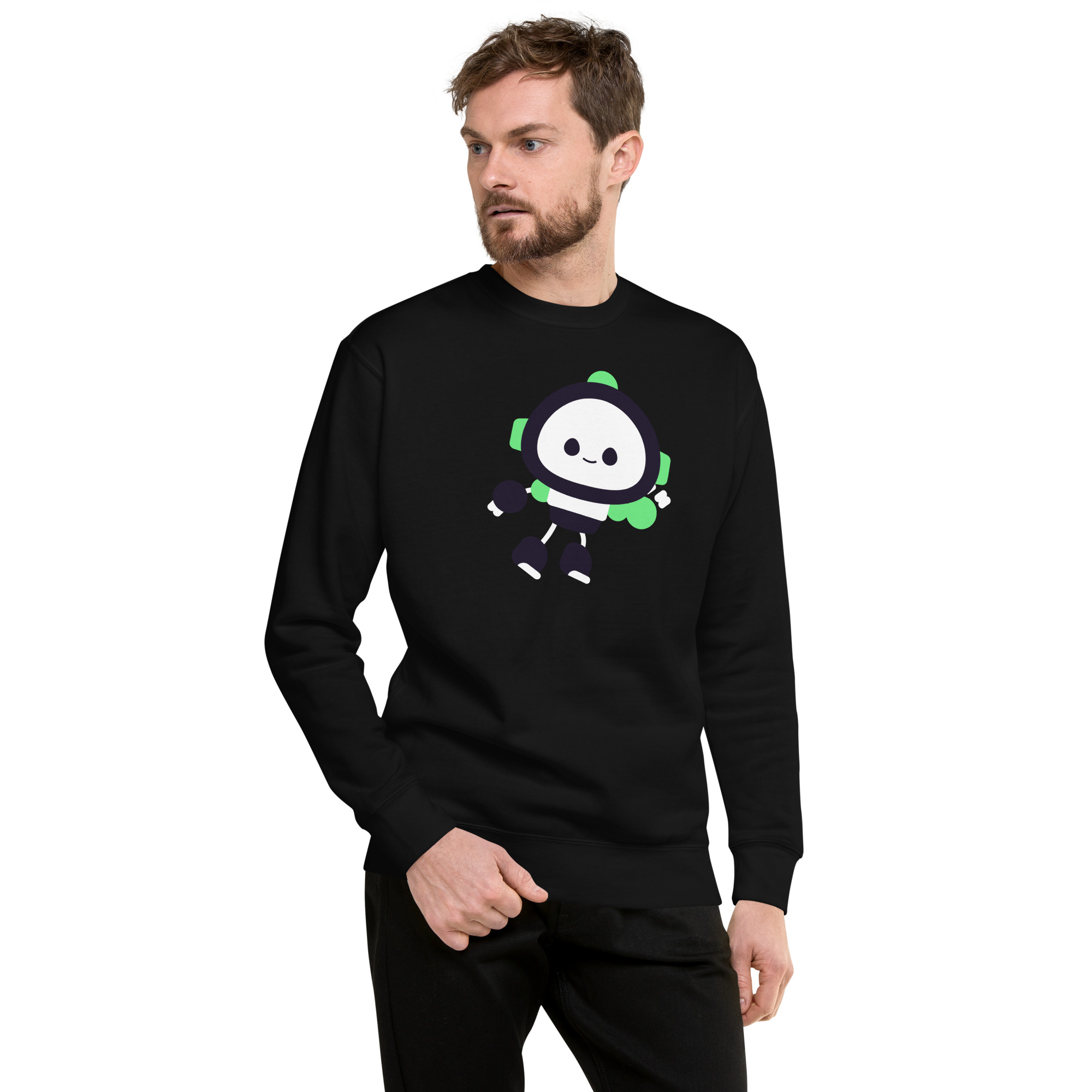 Unisex Premium Sweatshirt "Cute Bot" - Image 13
