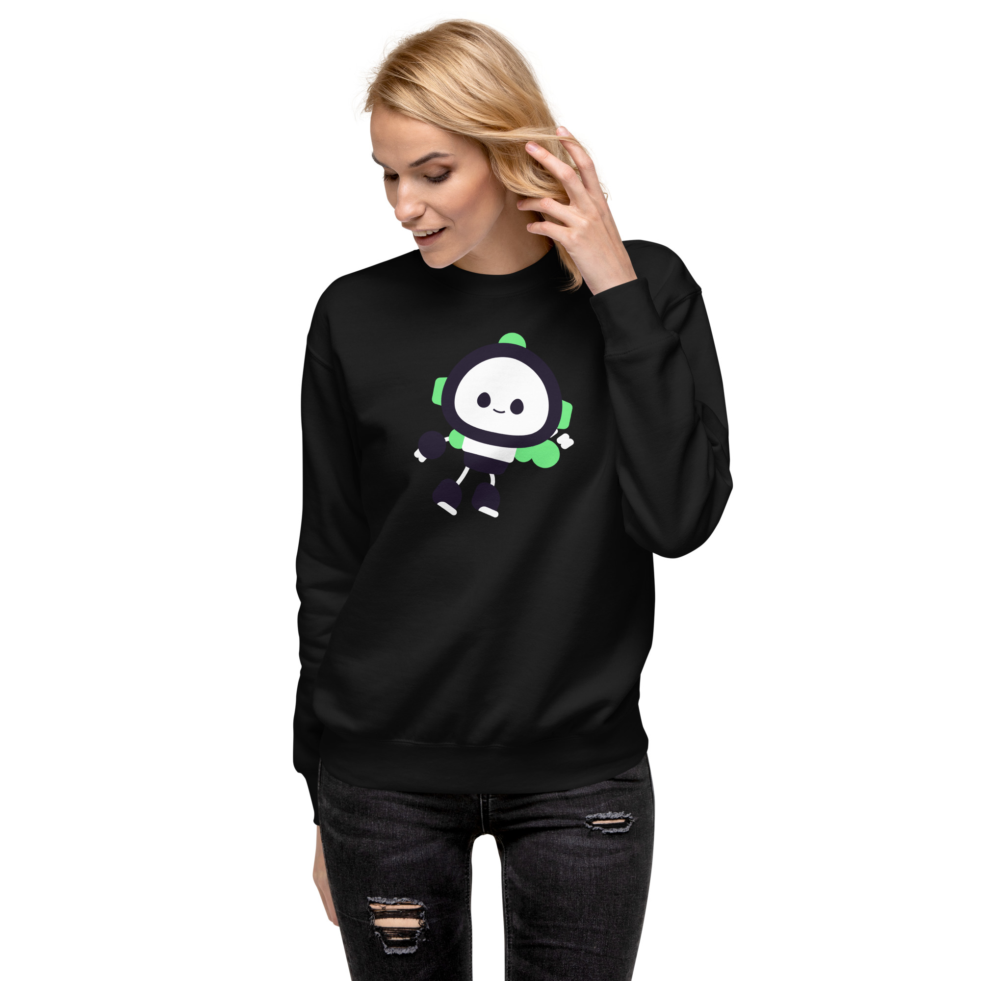 Unisex Premium Sweatshirt "Cute Bot" - Image 25
