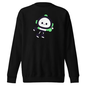 Alternative view of Unisex Premium Sweatshirt "Cute Bot"