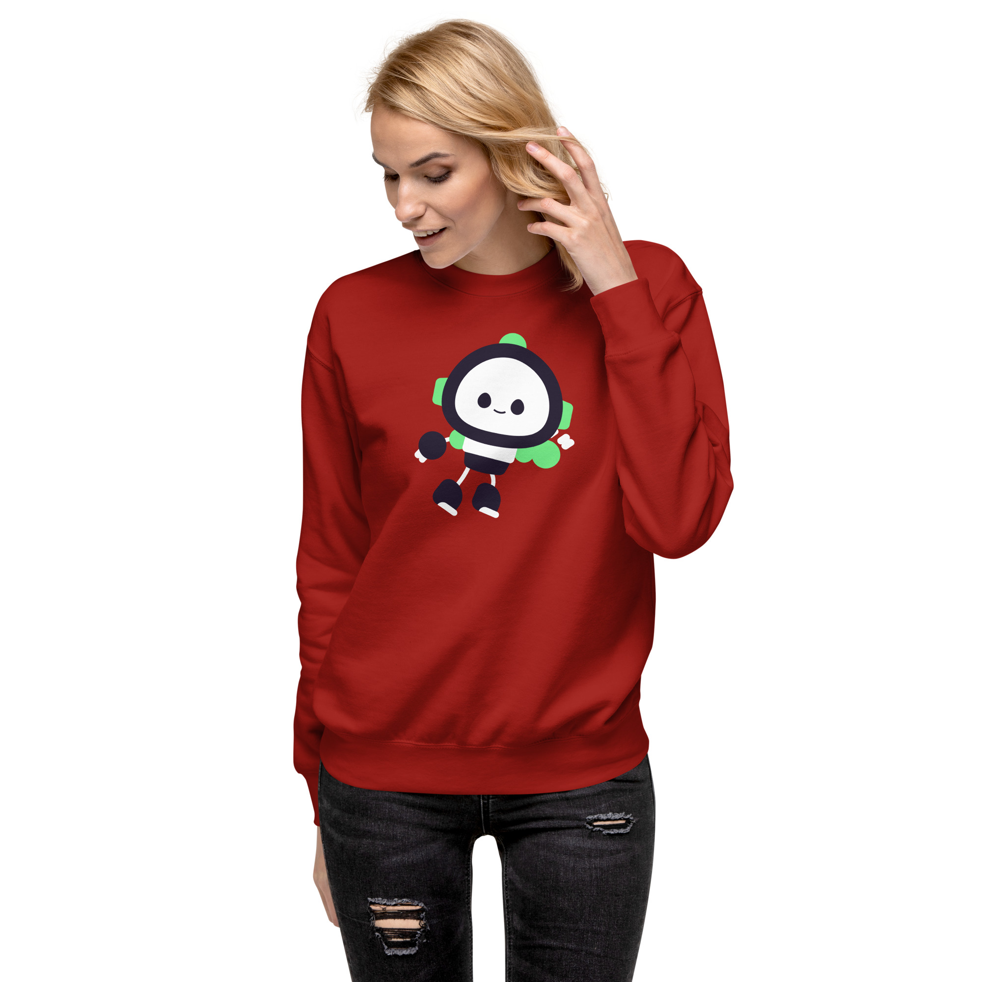 Unisex Premium Sweatshirt "Cute Bot" - Image 27