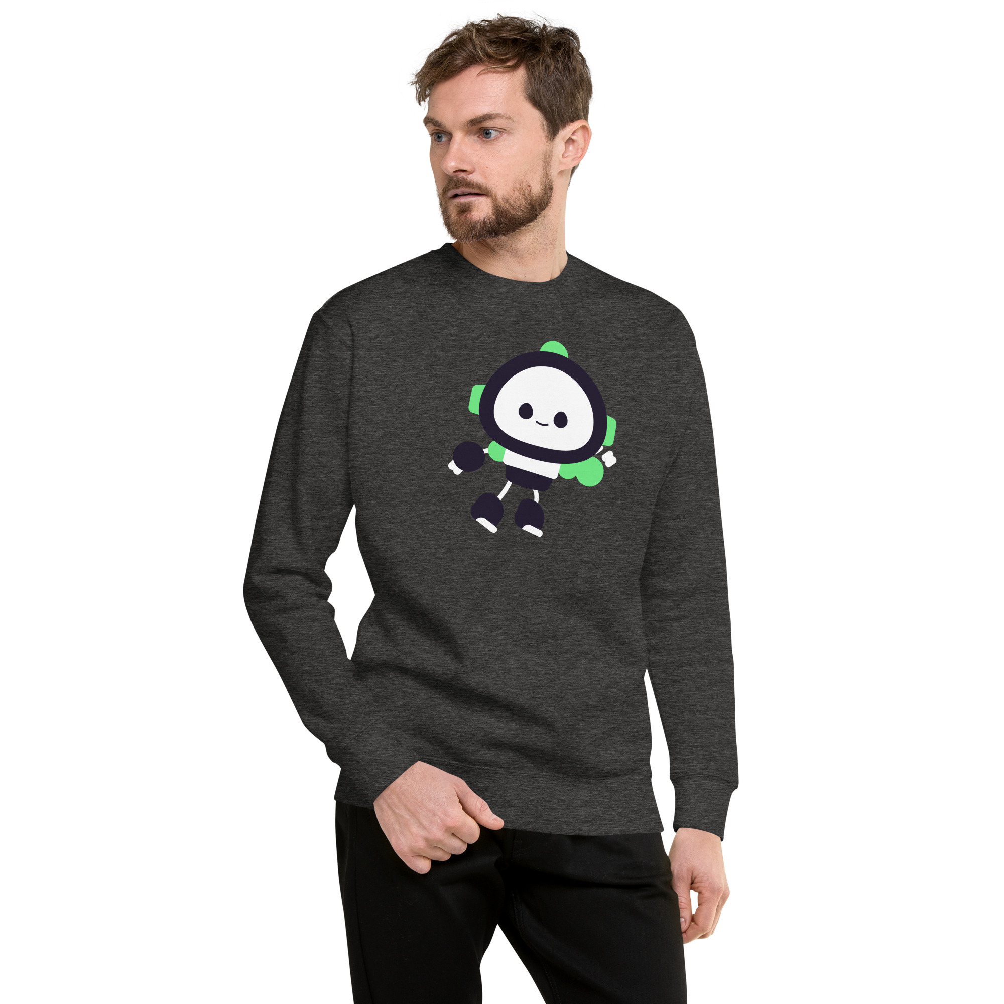 Unisex Premium Sweatshirt "Cute Bot" - Image 16