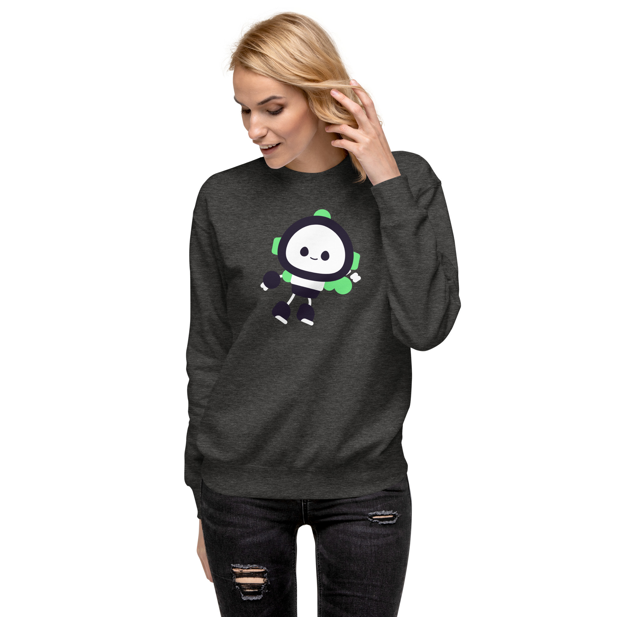Unisex Premium Sweatshirt "Cute Bot" - Image 28