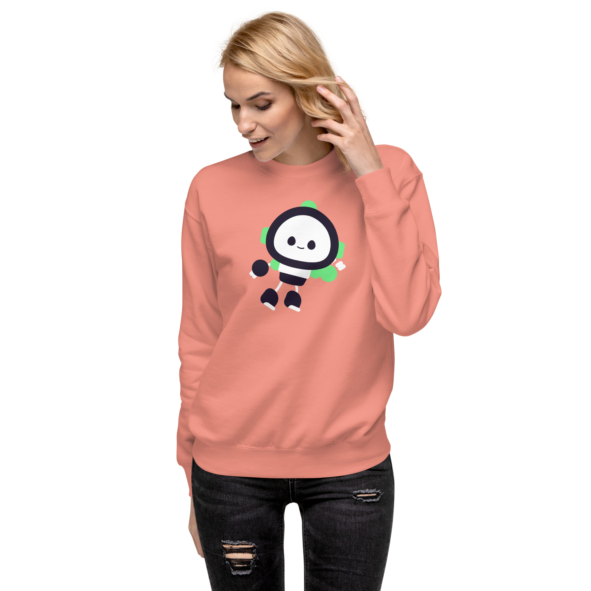 Unisex Premium Sweatshirt "Cute Bot" - Image 35