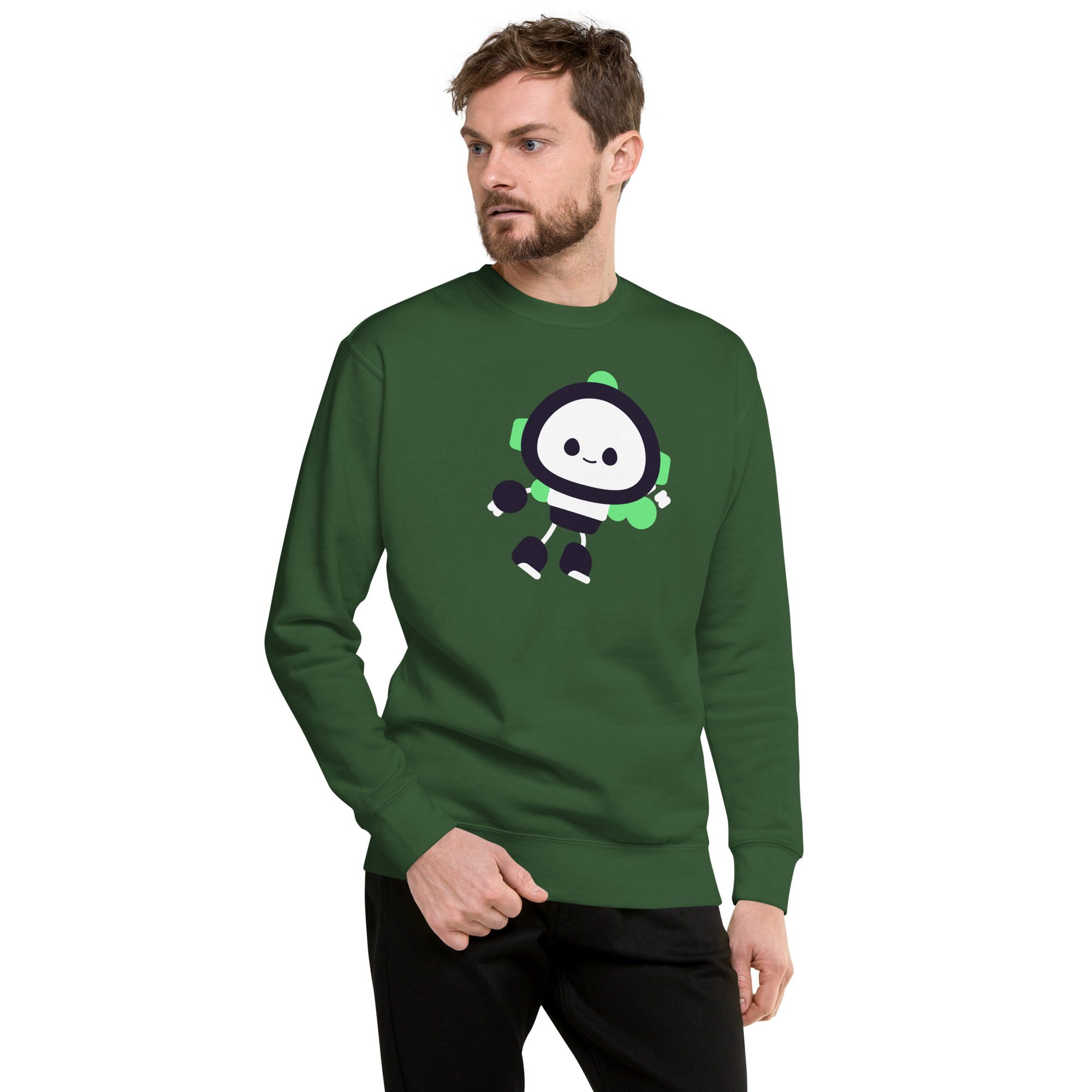 Unisex Premium Sweatshirt "Cute Bot" - Image 19