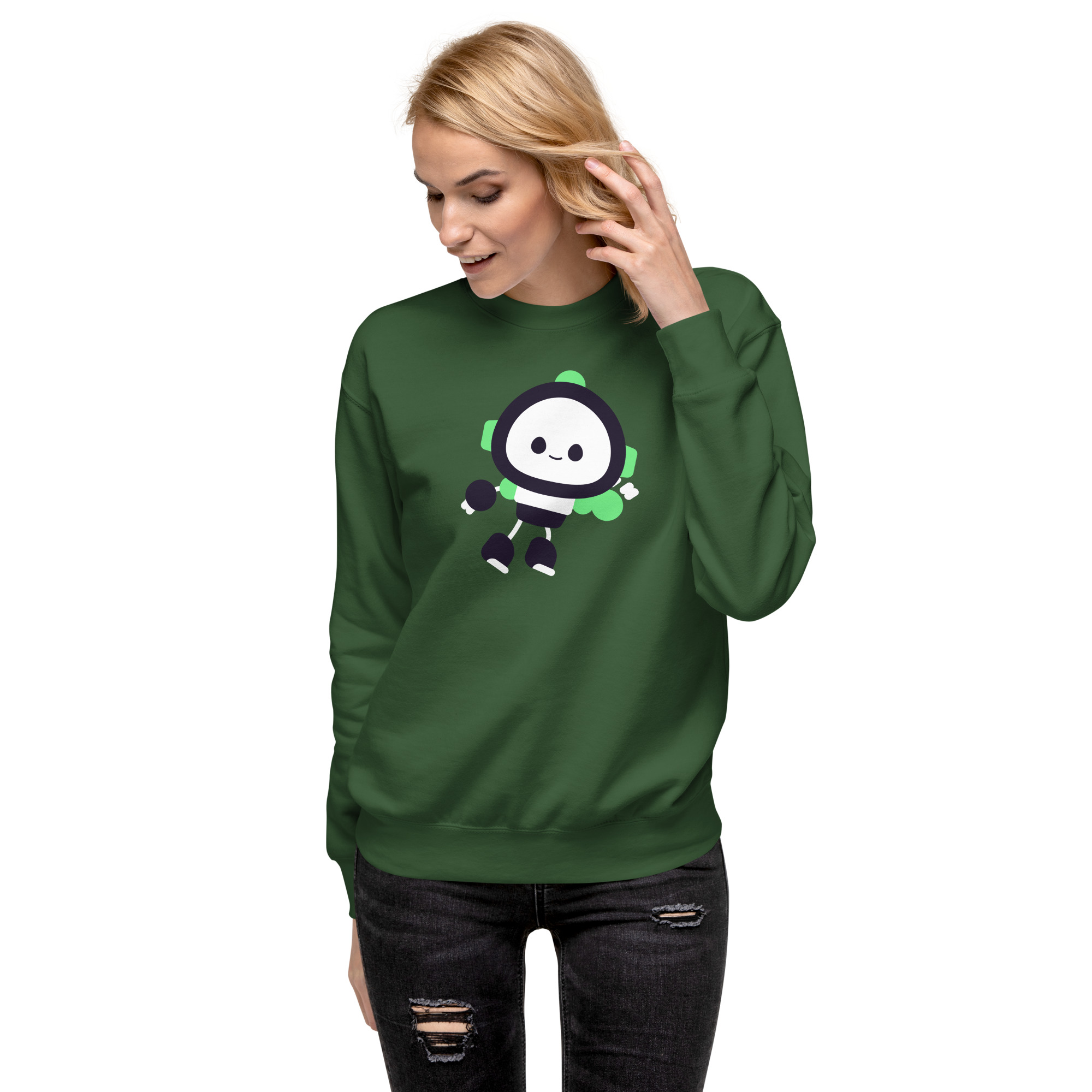 Unisex Premium Sweatshirt "Cute Bot" - Image 31