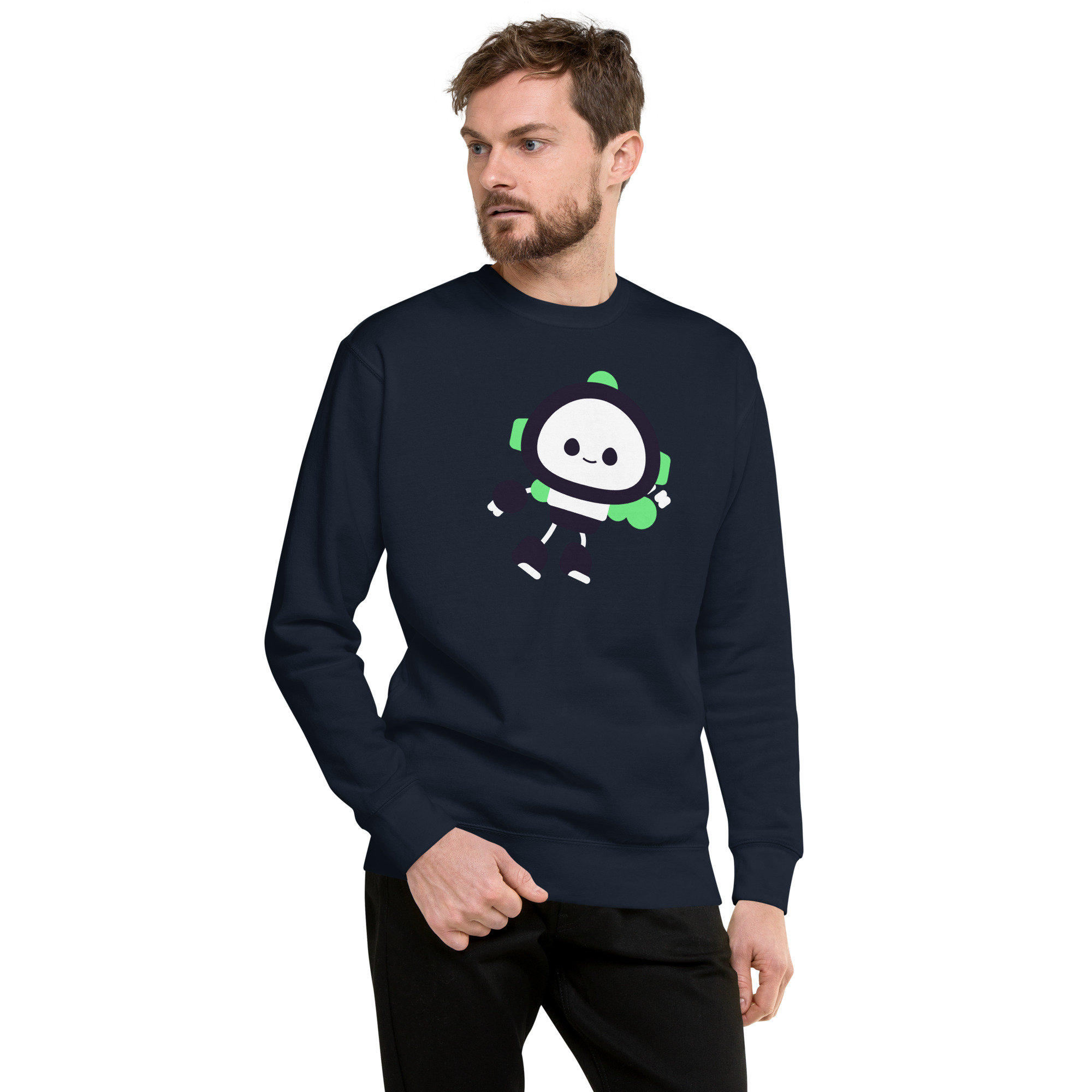 Unisex Premium Sweatshirt "Cute Bot" - Image 14