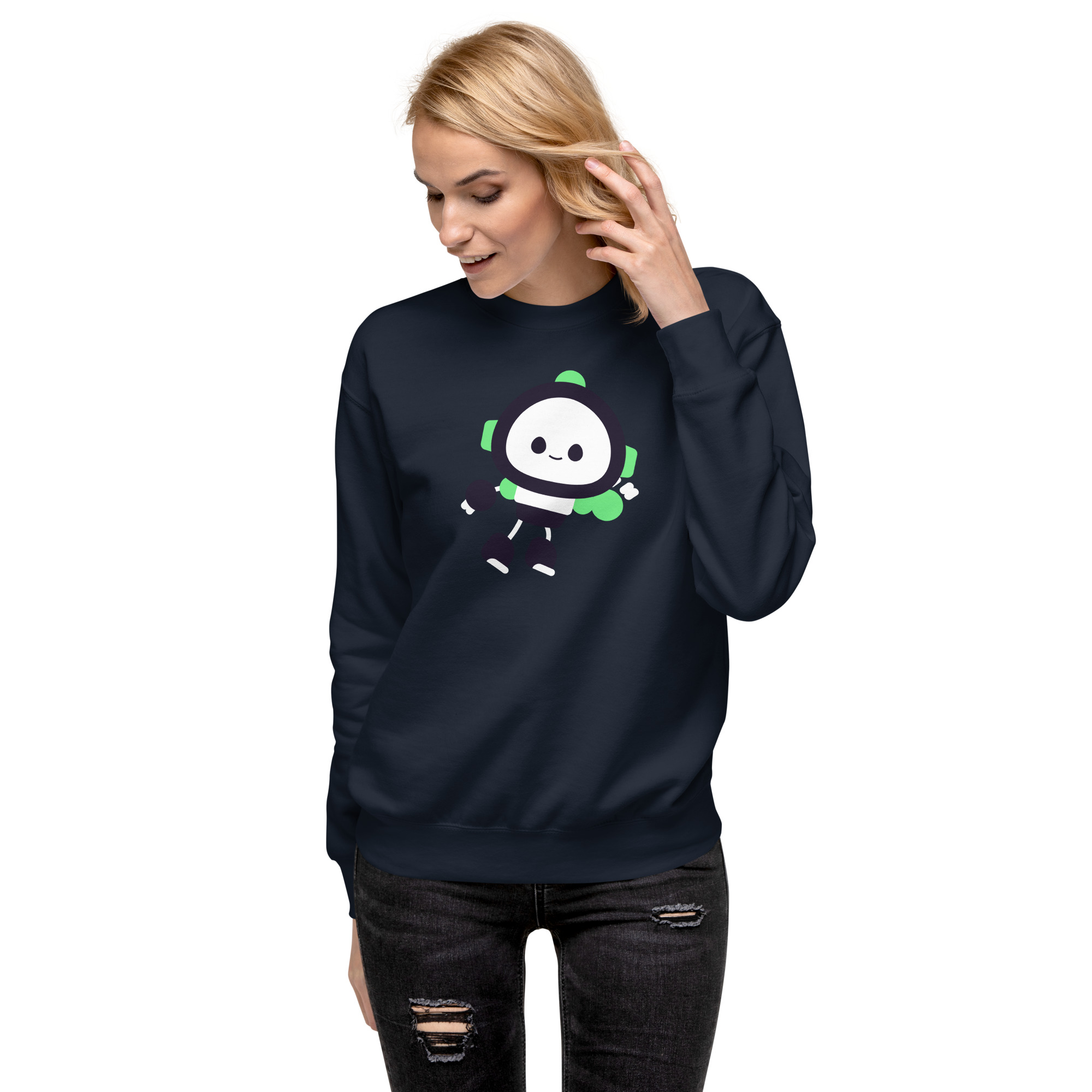 Unisex Premium Sweatshirt "Cute Bot" - Image 26