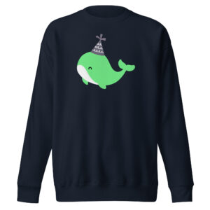 Alternative view of Unisex Premium Sweatshirt "Party Whale"
