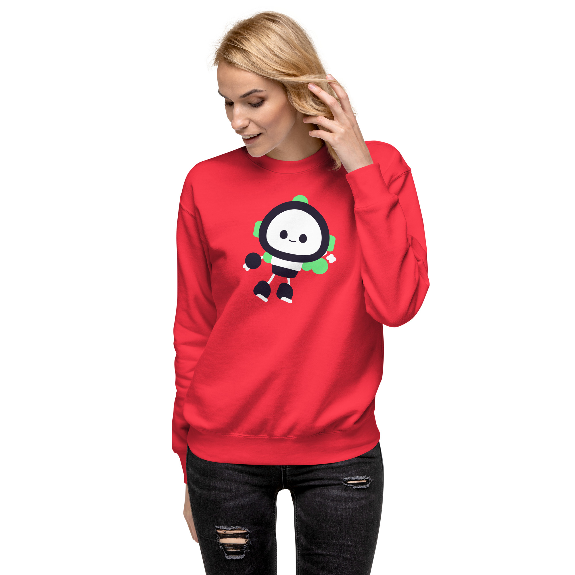 Unisex Premium Sweatshirt "Cute Bot" - Image 32