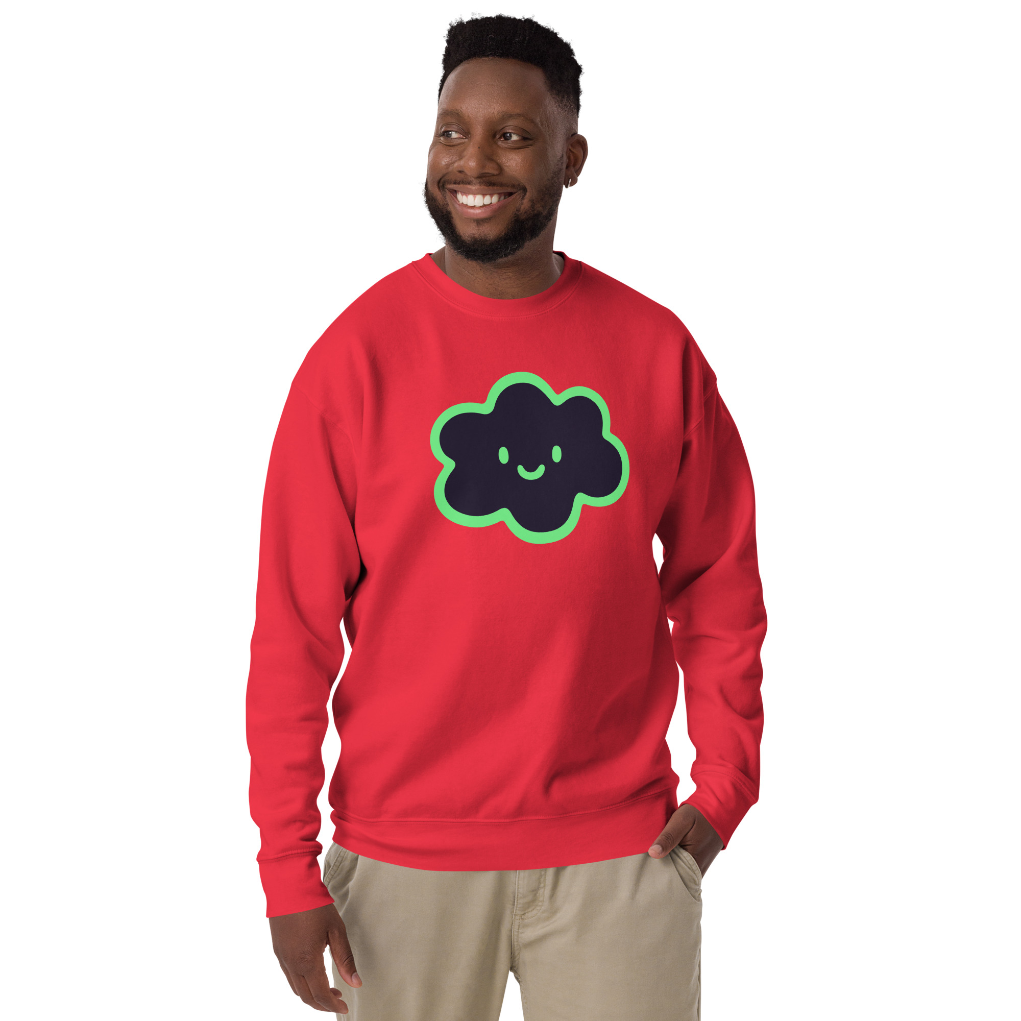 Unisex Premium Sweatshirt "Happy Cloud" - Image 13