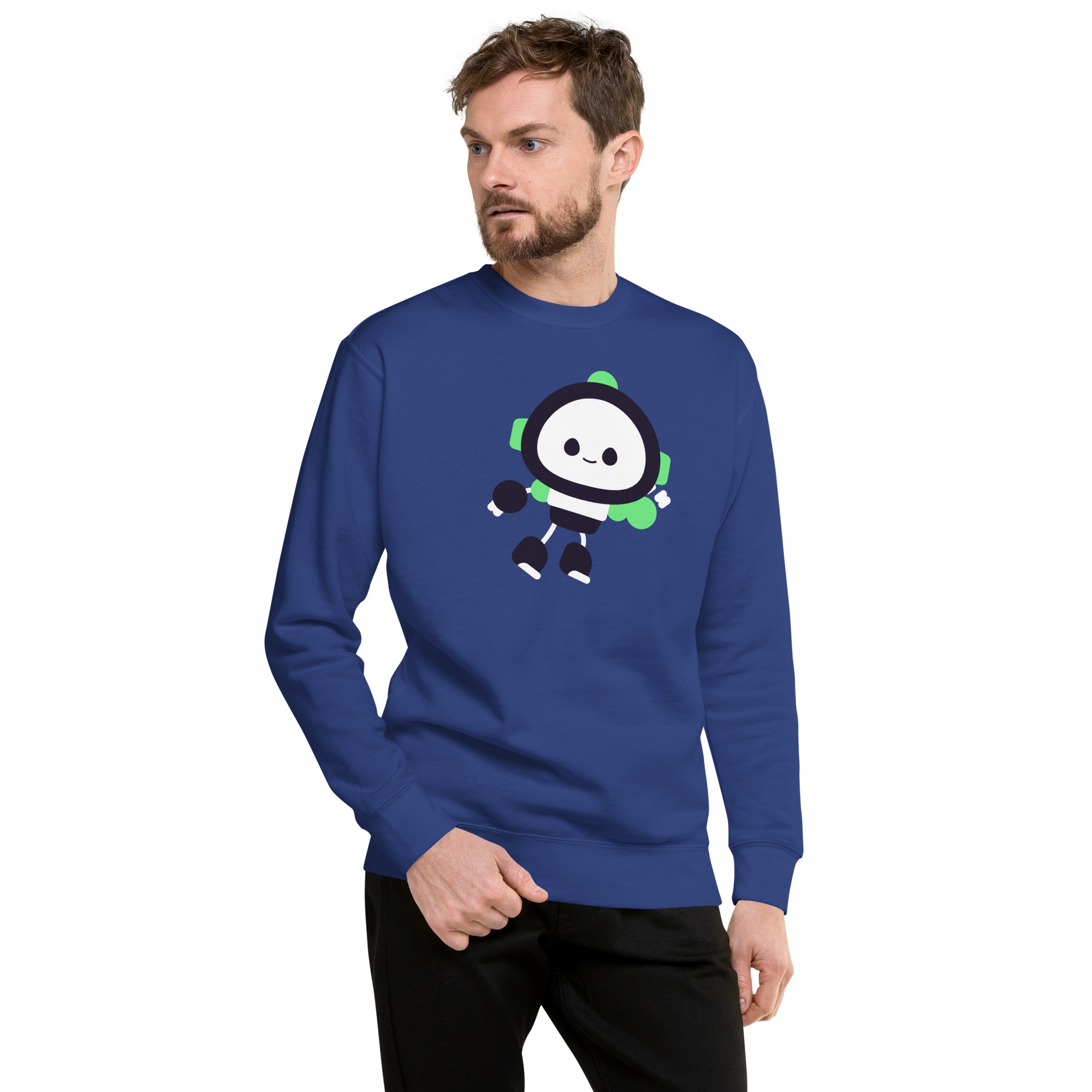 Unisex Premium Sweatshirt "Cute Bot" - Image 17