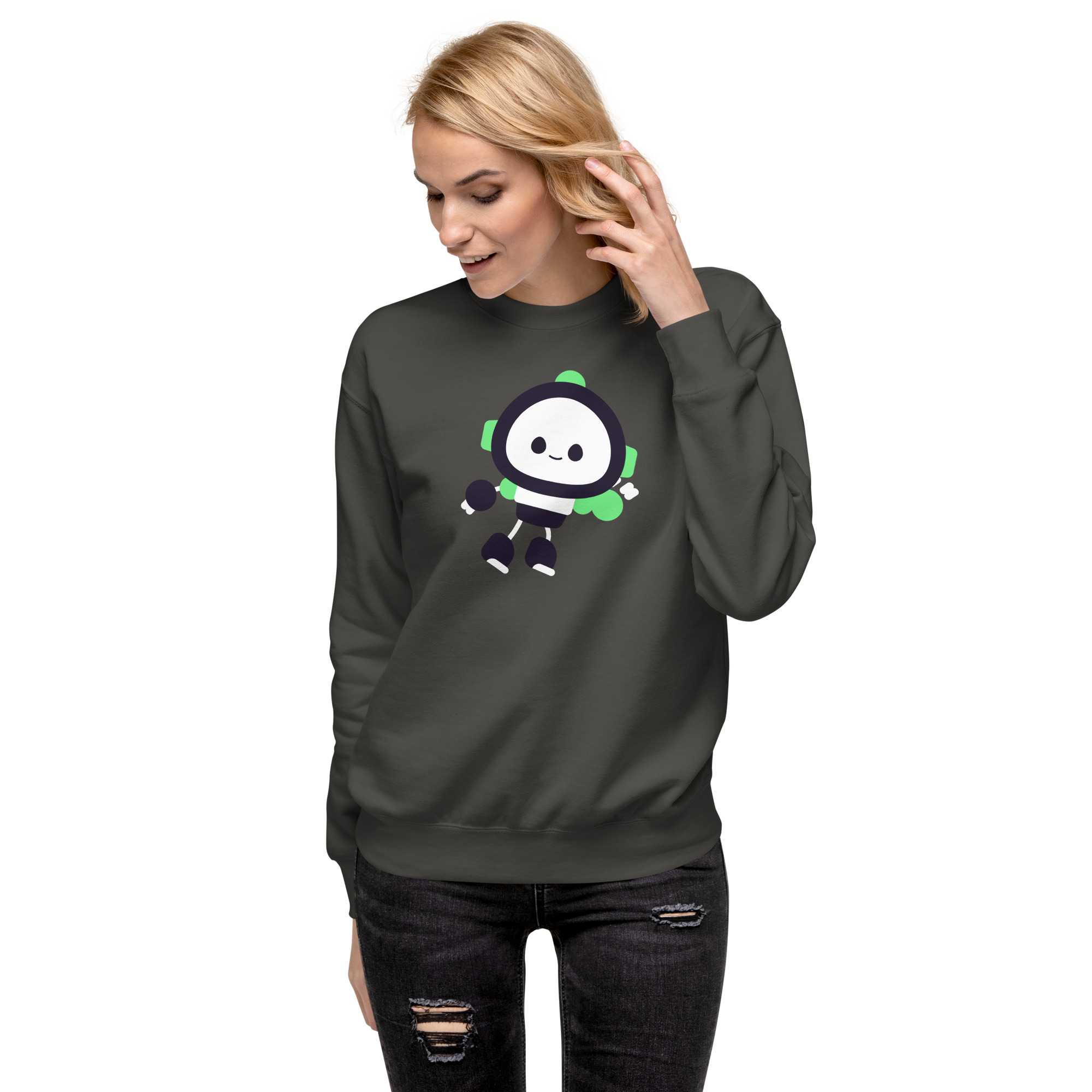 Unisex Premium Sweatshirt "Cute Bot" - Image 30