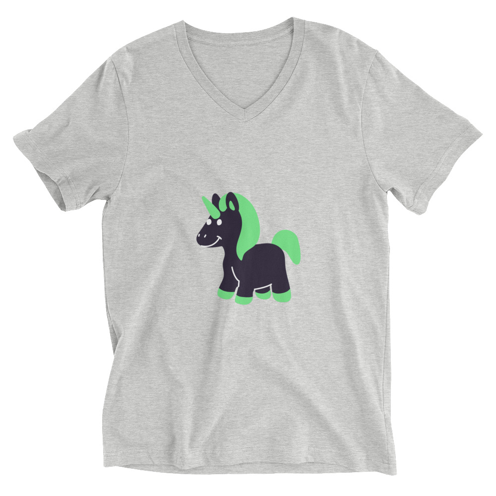 Unisex Short Sleeve V-Neck T-Shirt "Cute Fantasy" - Image 9