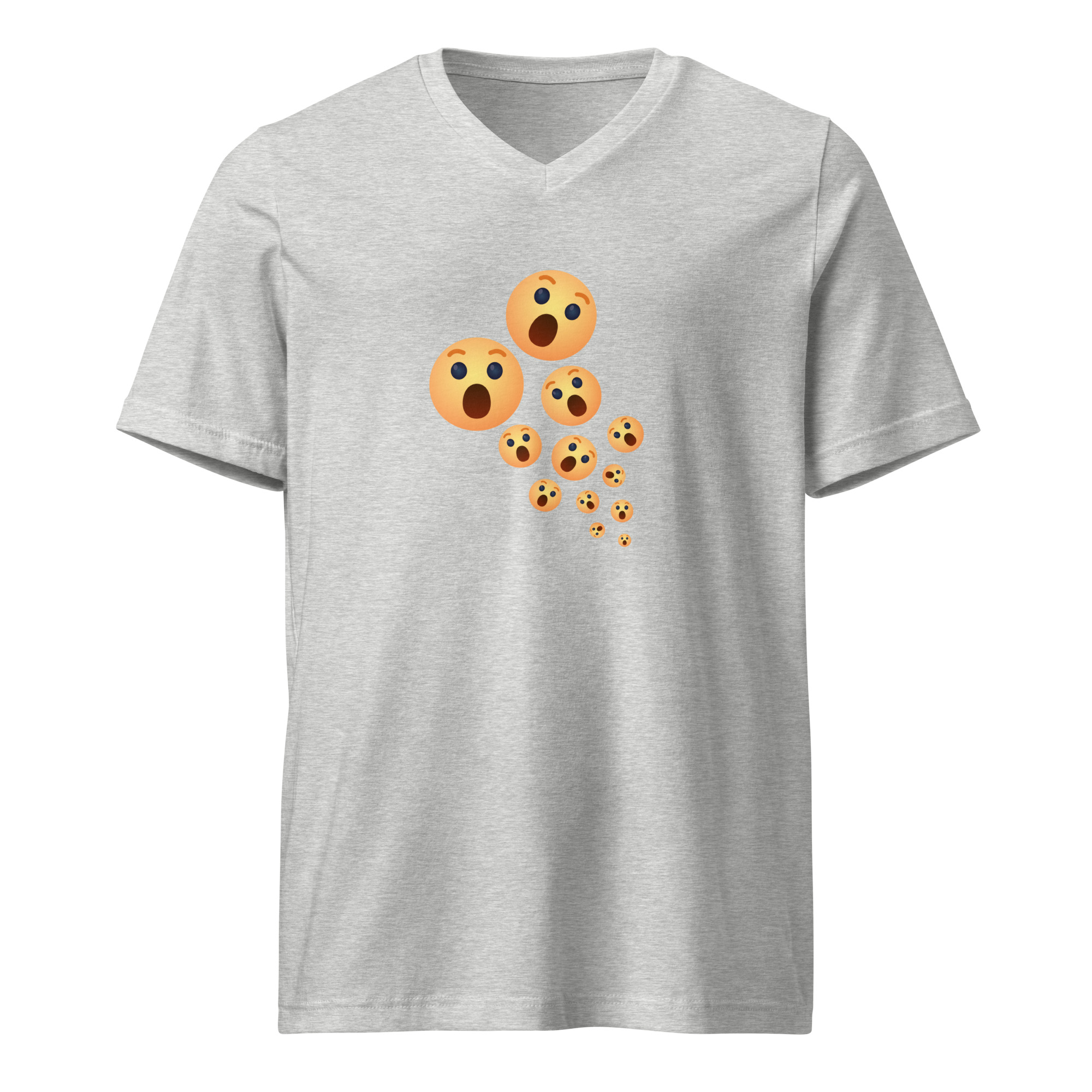 Unisex Short Sleeve V-Neck T-Shirt "Shock Burst" - Image 4
