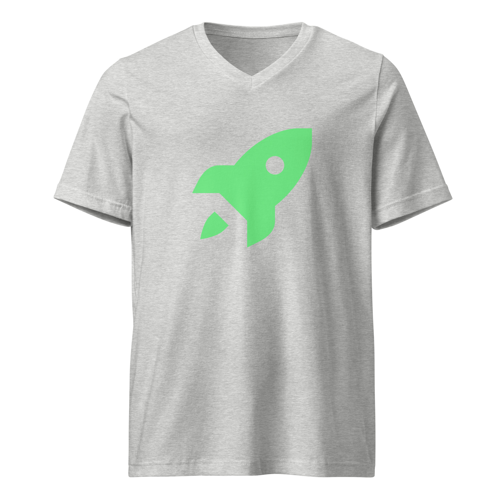 Unisex Short Sleeve V-Neck T-Shirt "Space Rush" - Image 4