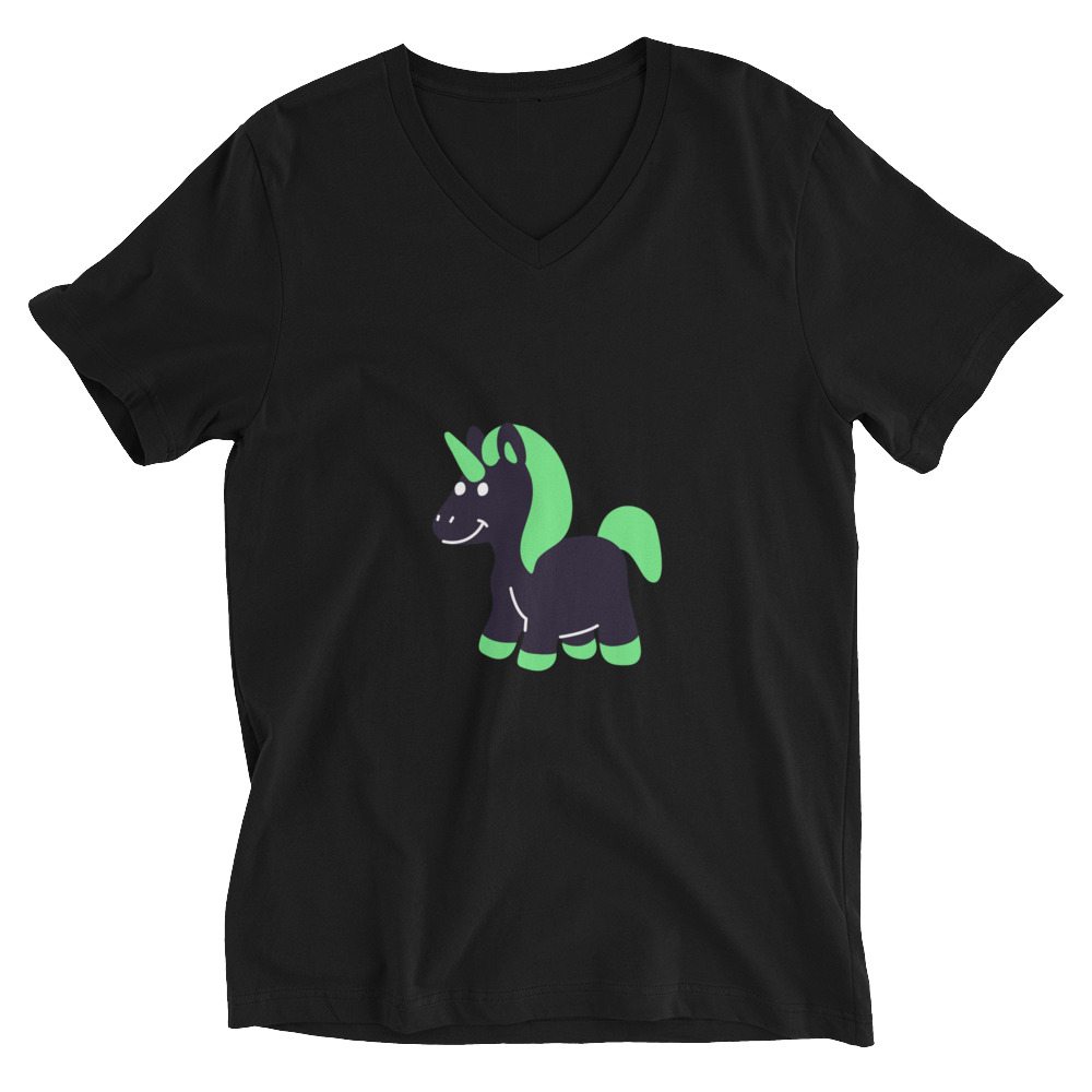 Unisex Short Sleeve V-Neck T-Shirt "Cute Fantasy" - Image 6