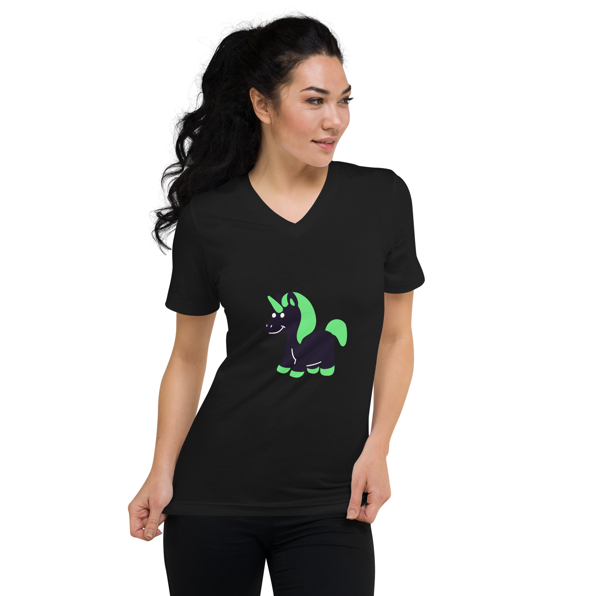 Unisex Short Sleeve V-Neck T-Shirt "Cute Fantasy" - Image 16