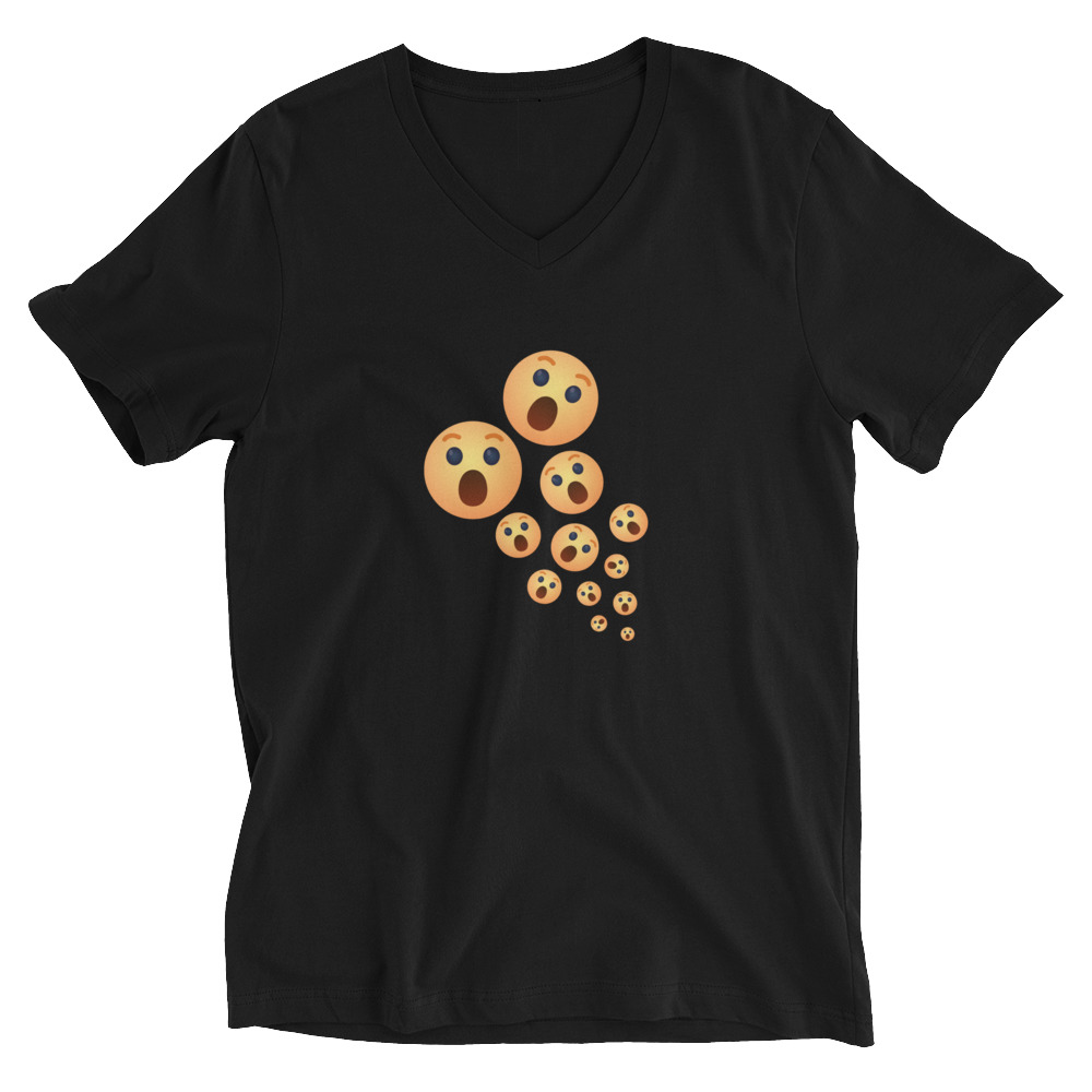 Unisex Short Sleeve V-Neck T-Shirt "Shock Burst" - Image 6