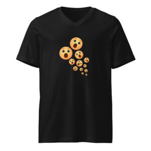 Unisex Short Sleeve V-Neck T-Shirt "Shock Burst"