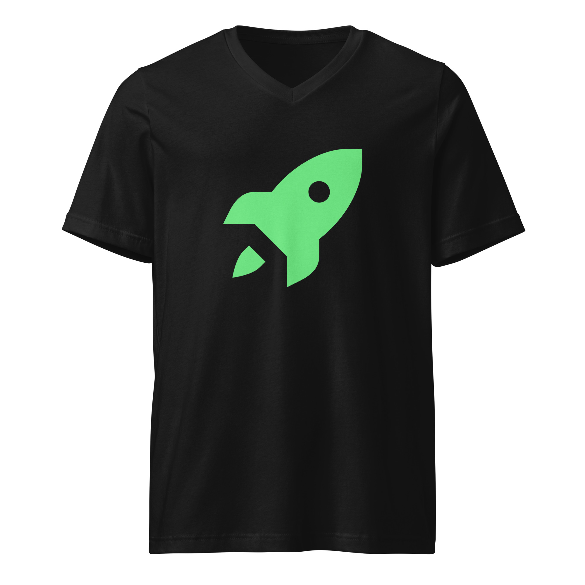 Unisex Short Sleeve V-Neck T-Shirt "Space Rush" - Image 2