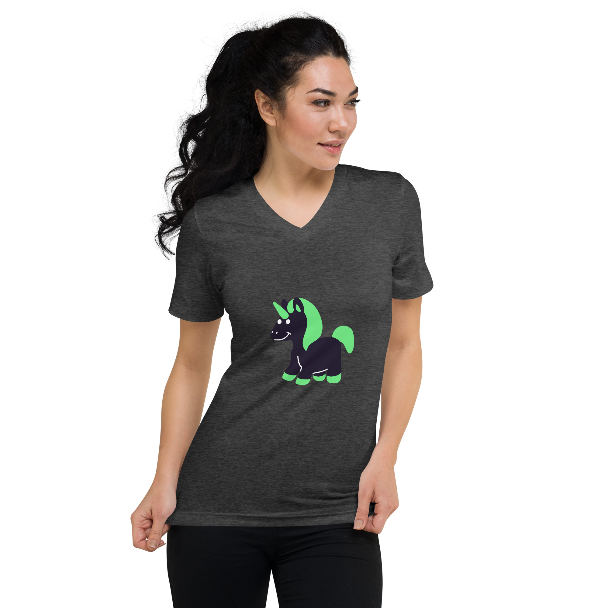 Unisex Short Sleeve V-Neck T-Shirt "Cute Fantasy" - Image 18