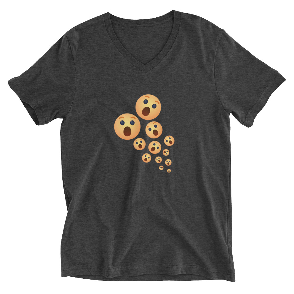 Unisex Short Sleeve V-Neck T-Shirt "Shock Burst" - Image 8